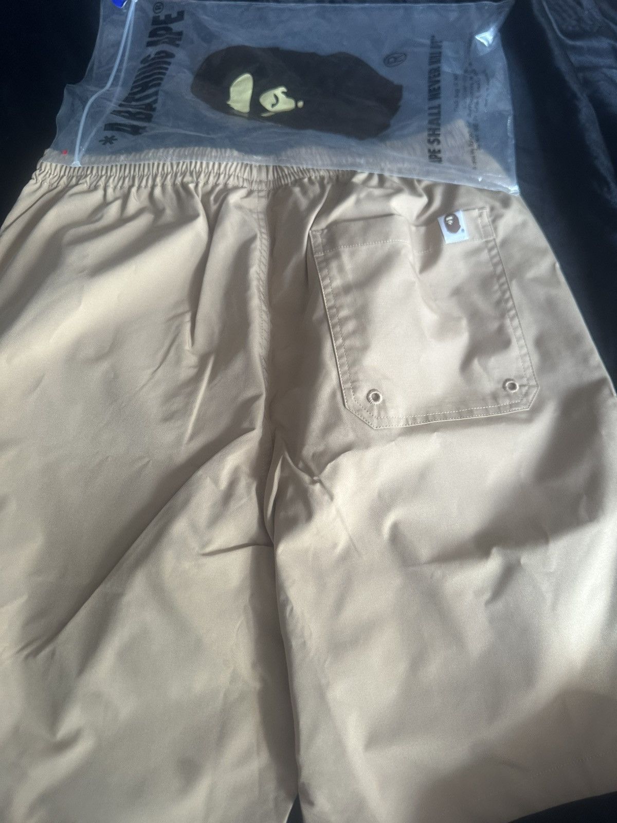 Bape Bape Tan Beach swim shorts Size US 34 / EU 50 - 3 Thumbnail