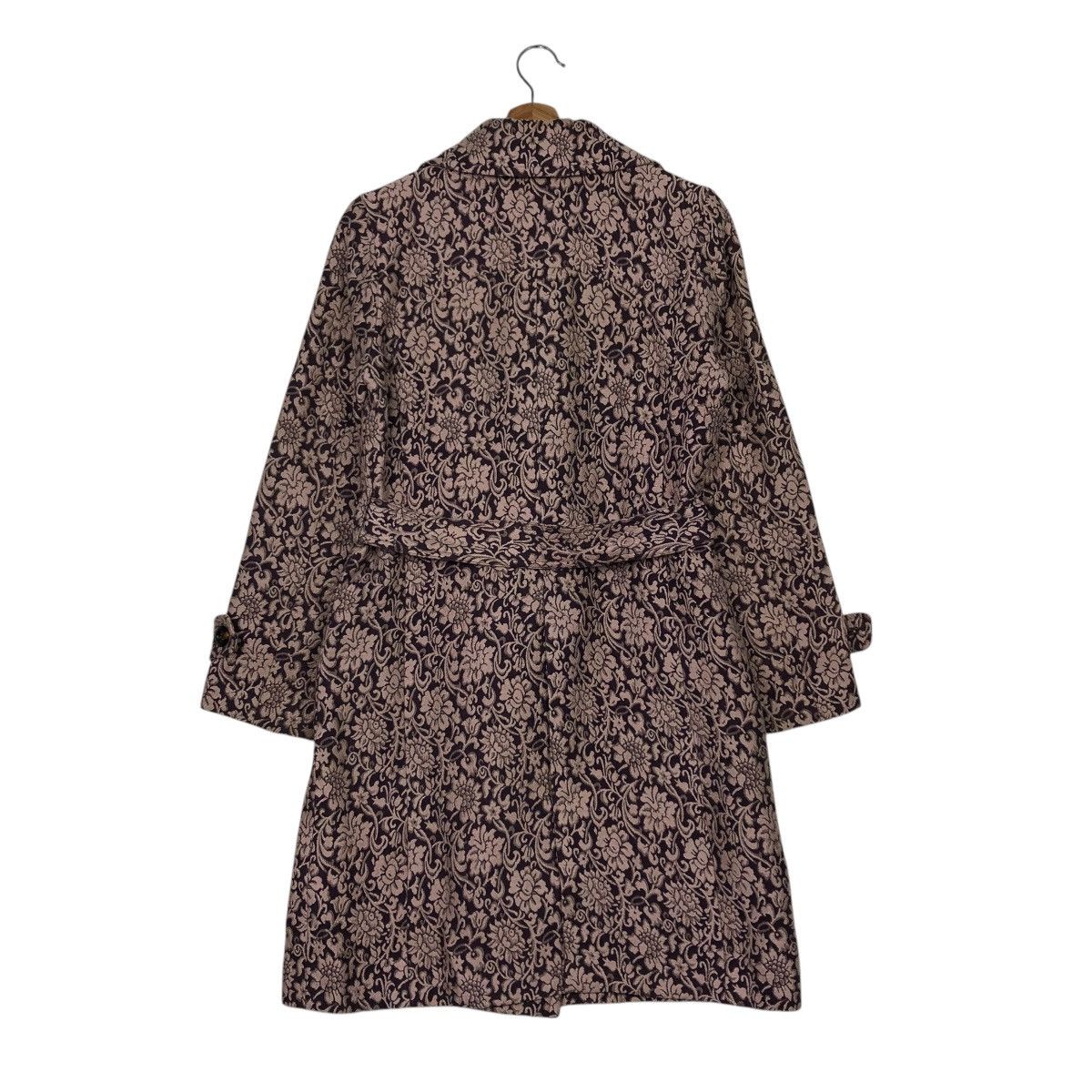 Hysteric Glamour 🔥VINTAGE LONG JACKET HYSTERIC GLAMOUR DOUBLE COLLAR FLORAL Size M / US 6-8 / IT 42-44 - 11 Thumbnail