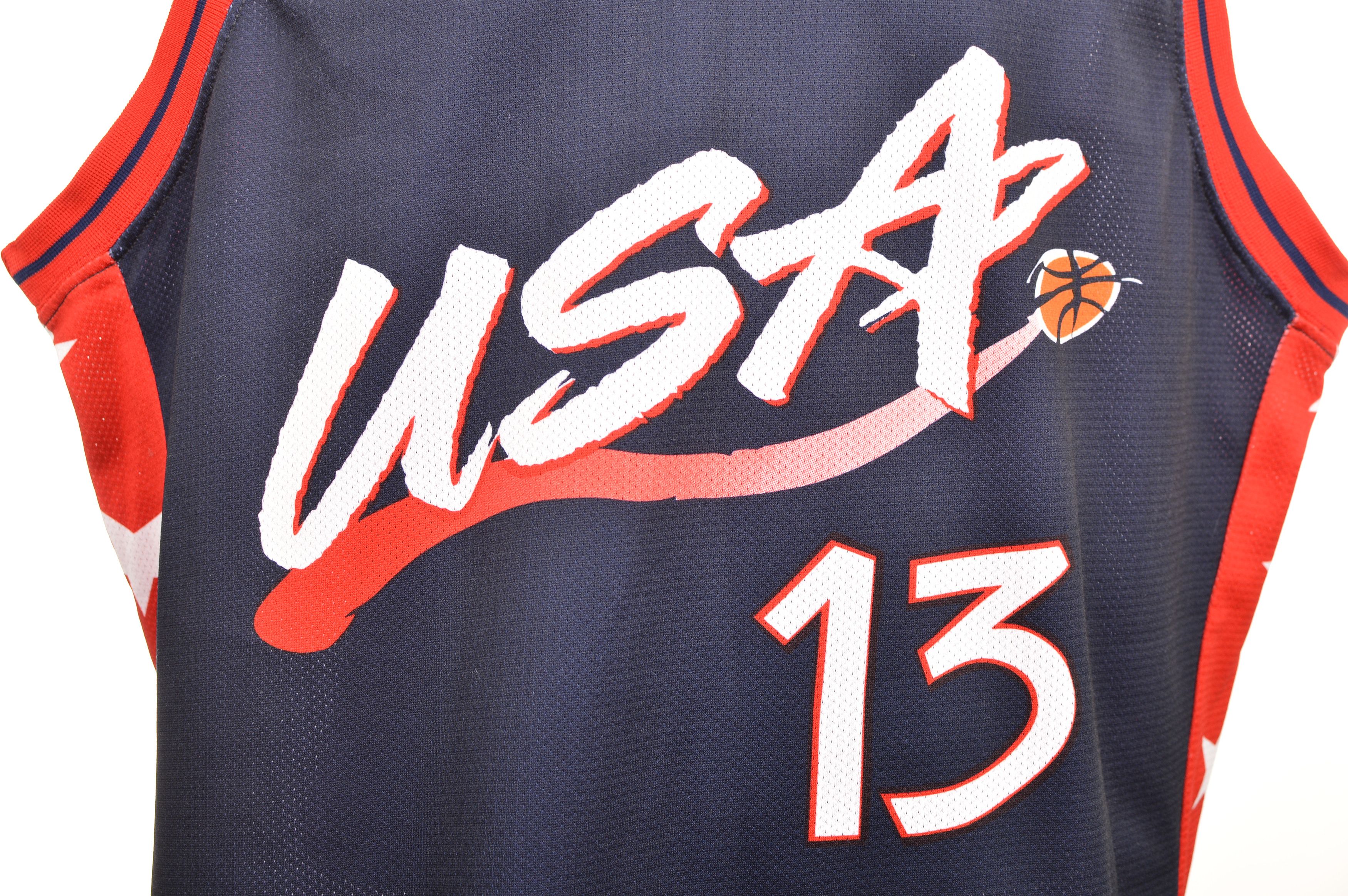 Champion Champion USA Olympics Vintage Basketball Jersey #13 O'Neal Size US XL / EU 56 / 4 - 2 Thumbnail