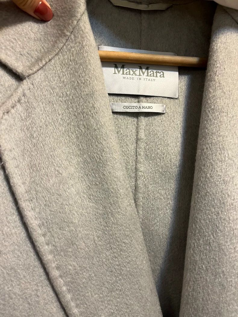 Max Mara Max Mara Labbro grey cashmere coat Size XL / US 12-14 / IT 48-50 - 7 Thumbnail
