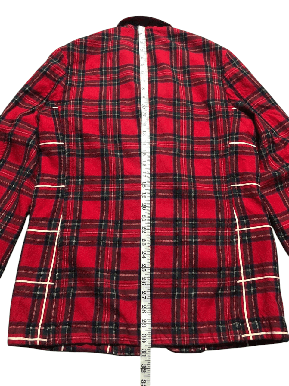 Yohji Yamamoto Vintage Yohji Yamamoto Y's For Men Wool Red Plaid Jacket Size US M / EU 48-50 / 2 - 21 Thumbnail