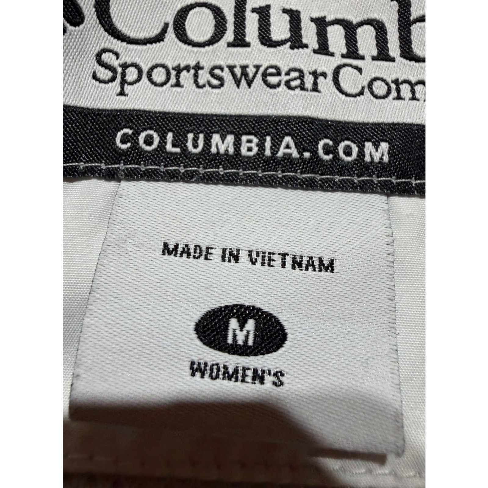 Vintage Columbia Womens Vest White Medium Lightweight Jacket Hood Sleeveless Hoodie Size M / US 6-8 / IT 42-44 - 6 Thumbnail