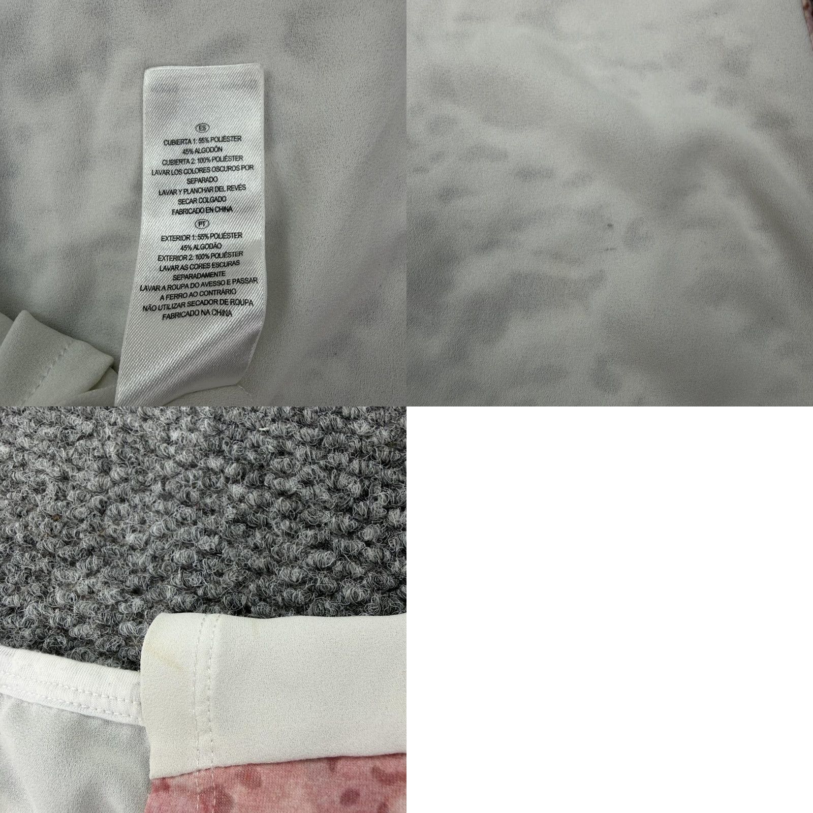 Vintage South Shirt Womens Pink Blouse Short Sleeve Scoop Neck Lightweight Polyester Cotton Geometric Pattern 10 UK 14 Holiday Womens Size L / US 10 / IT 46 - 8 Thumbnail