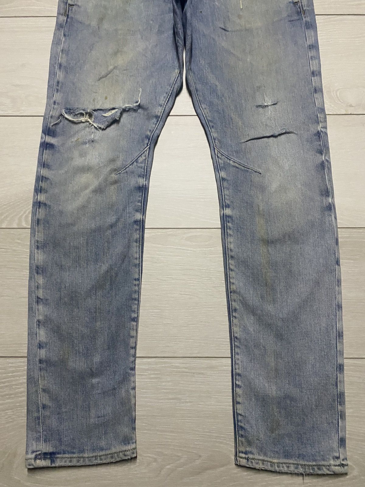G-Star Vintage G star Raw Curve Leg Grunge Slim Fit Jeans Size US 32 / EU 48 - 5 Thumbnail