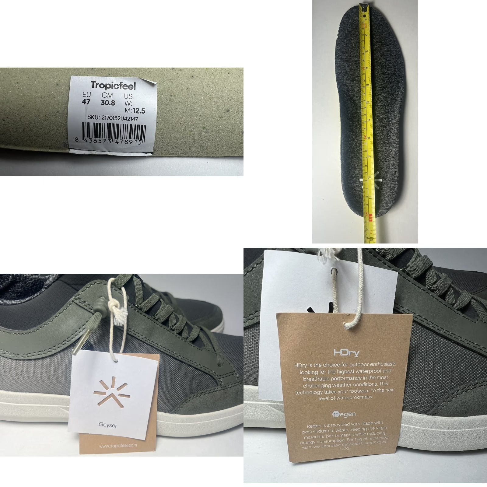 47 **Tropicfeel Geyser Great HDry Desert Green Mens US 12.5** User: **Tropicfeel Geyser Great HDry Desert Green Mens US 12.5** Size US 13 / EU 46 - 8 Thumbnail