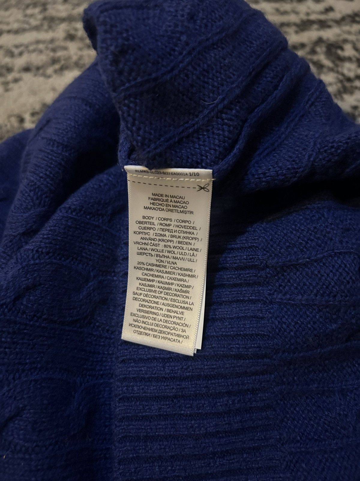 Polo Ralph Lauren Polo Ralph Lauren Featherweight Wool-Cashmere Sweater Size S / US 4 / IT 40 - 6 Thumbnail