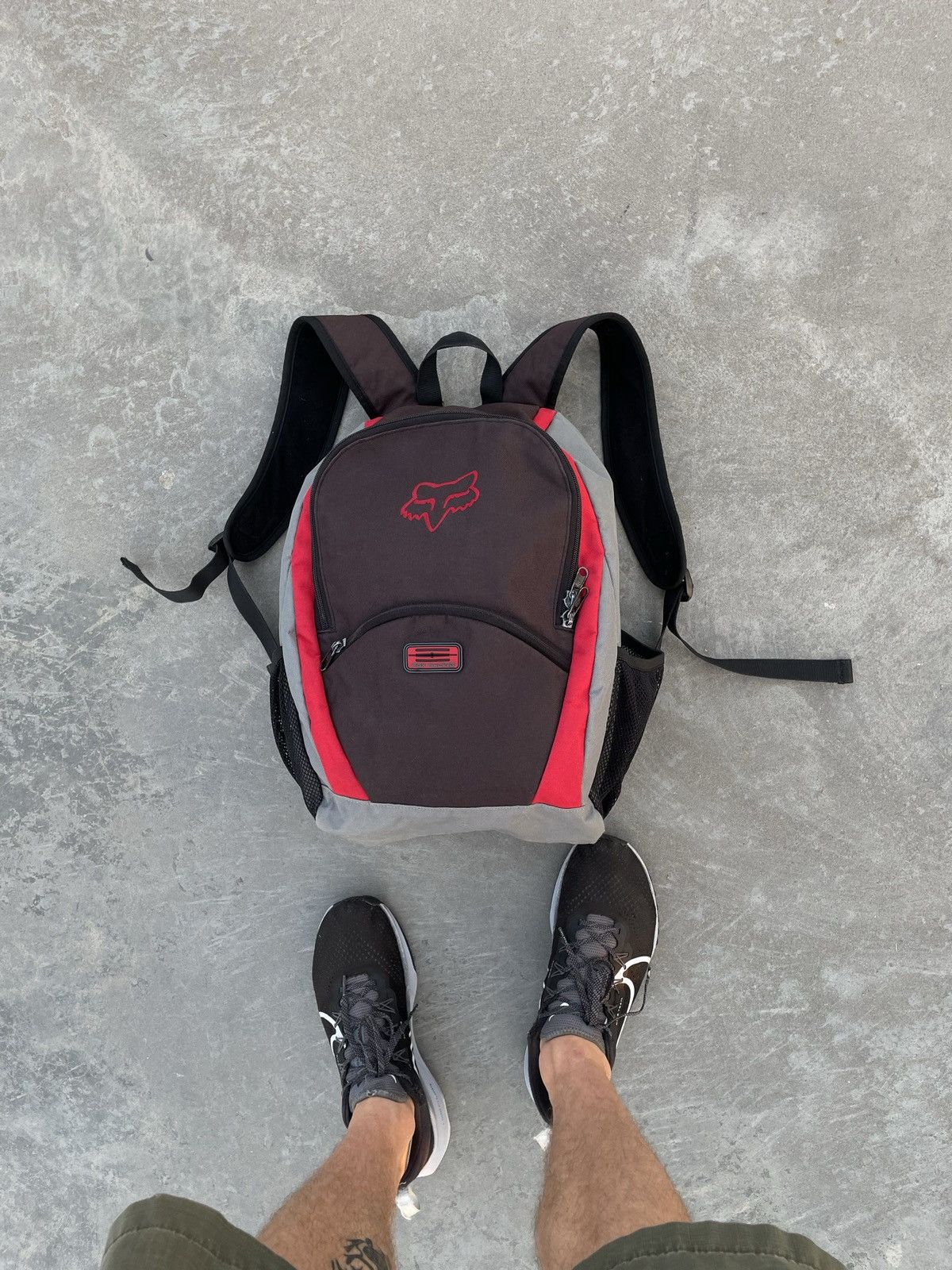 Vintage 🔥 FOX Vintage Racing Backpack Motorcycle Y2K Bag Motocross Size ONE SIZE - 2 Thumbnail