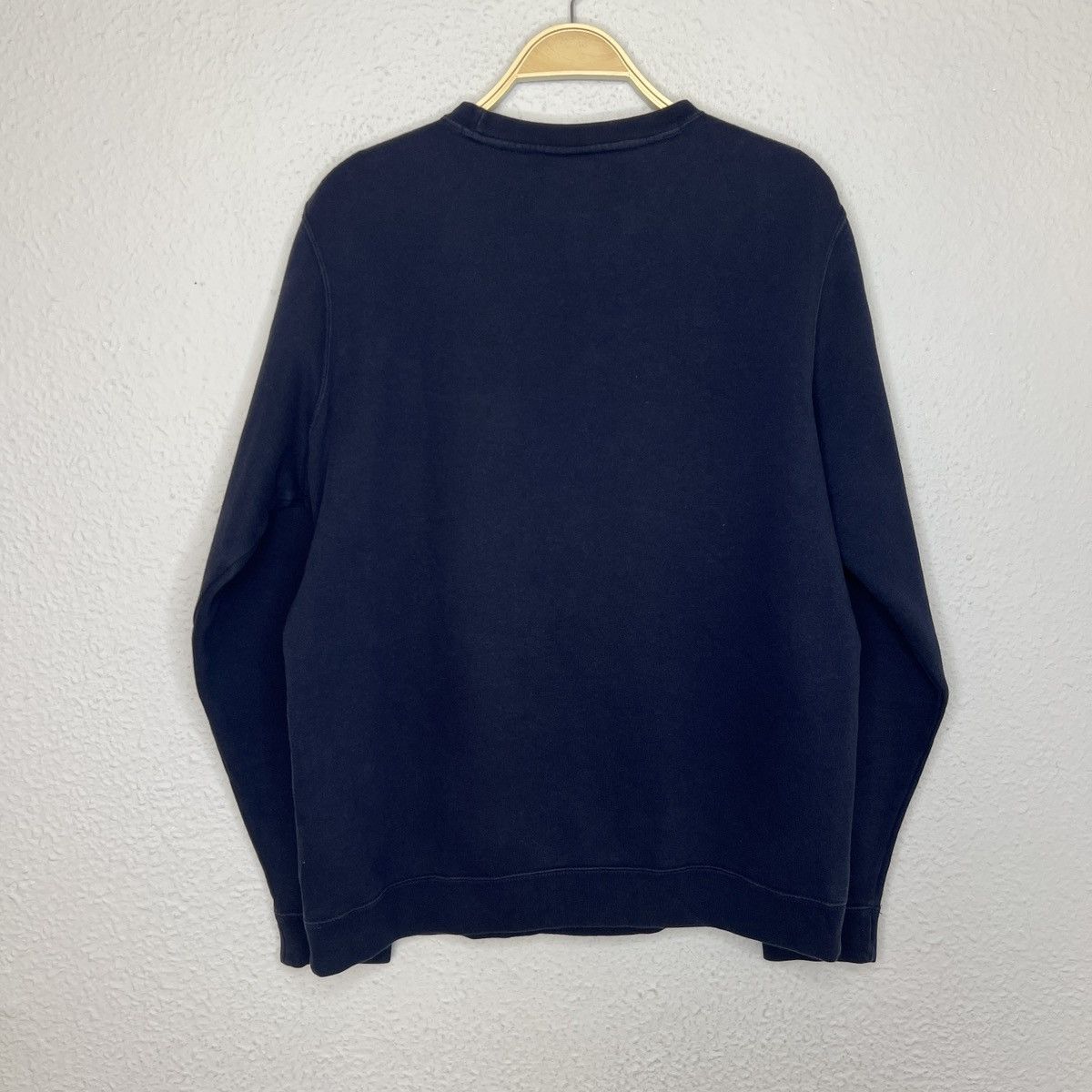 Nike × Vintage VINTAGE Y2K NIKE SWEATSHIRT NAVY CREWNECK MINI SWOOSH Size US L / EU 52-54 / 3 - 6 Thumbnail