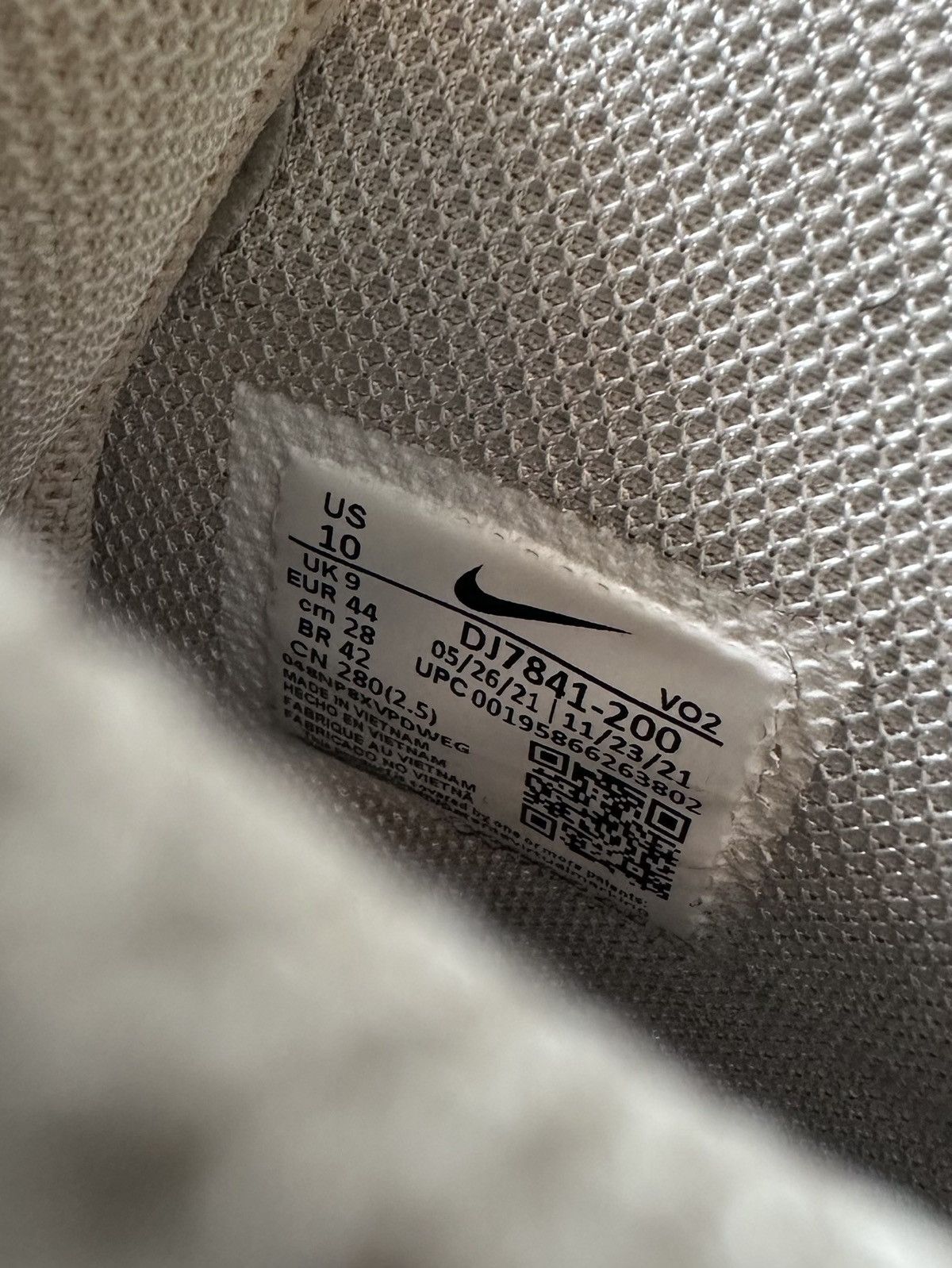 Nike × Stussy 2022 Stussy x Nike Air Force 1 Mid 'Fossil' Size US 10 / EU 43 - 6 Thumbnail