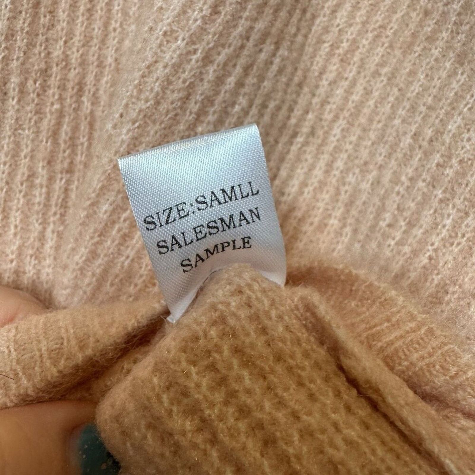 Anthropologie Anthropologie SADIE & SAGE No Risk V-Neck Sweater Blush sz S Size S / US 4 / IT 40 - 6 Thumbnail