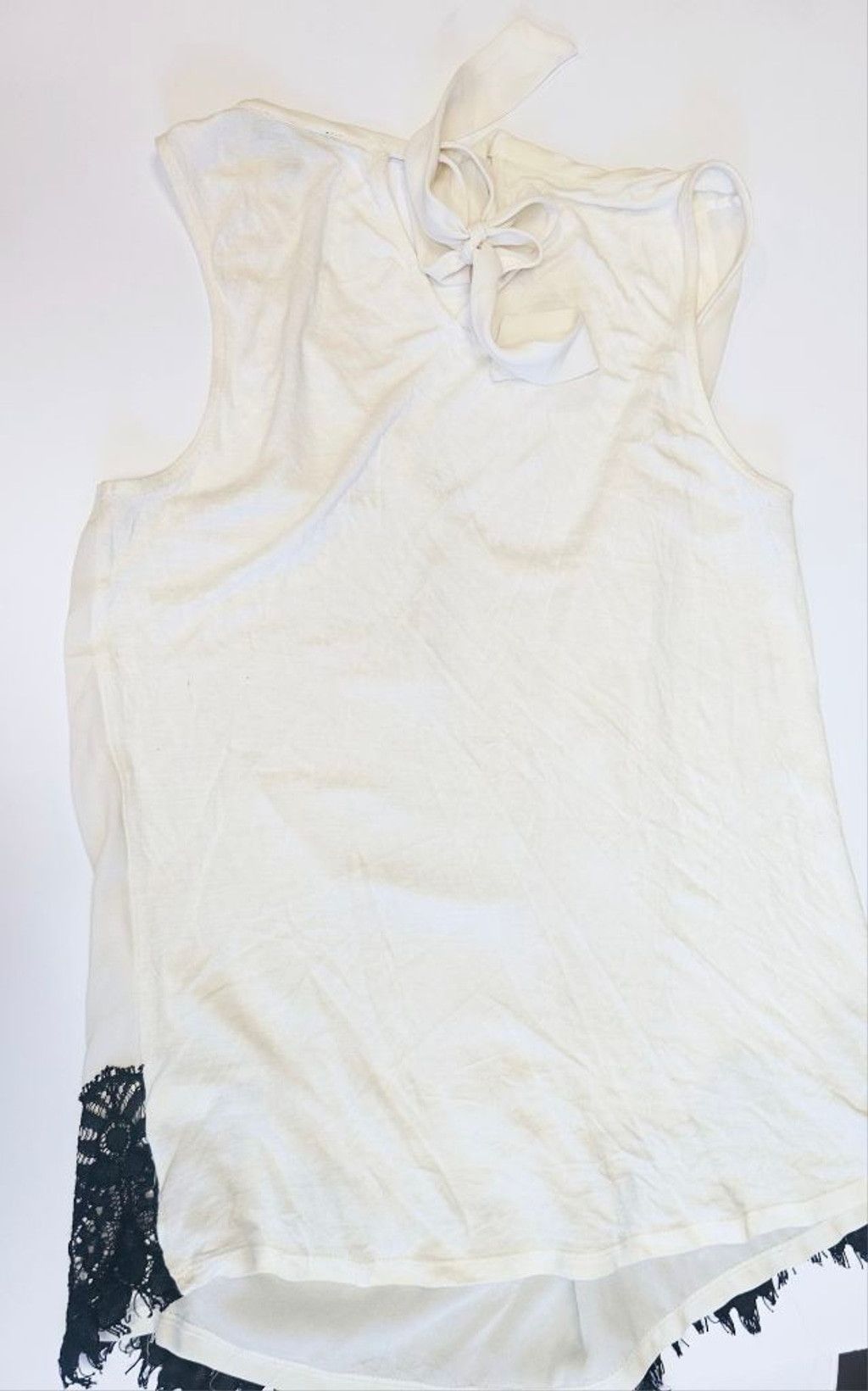 Express Express Lace Detail Sleeveless Tank Blouse Size XS Size XS / US 0-2 / IT 36-38 - 3 Thumbnail