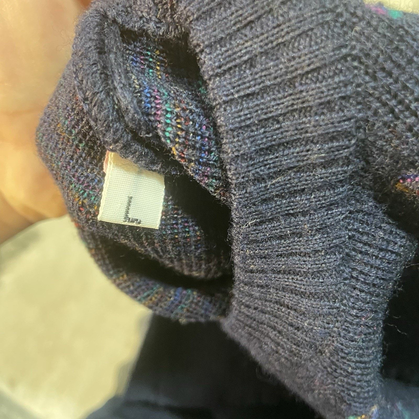 Tricots St. Raphael Tricots st raphael pure merino wool sweater Sz L Vintage 90s Size US L / EU 52-54 / 3 - 7 Thumbnail