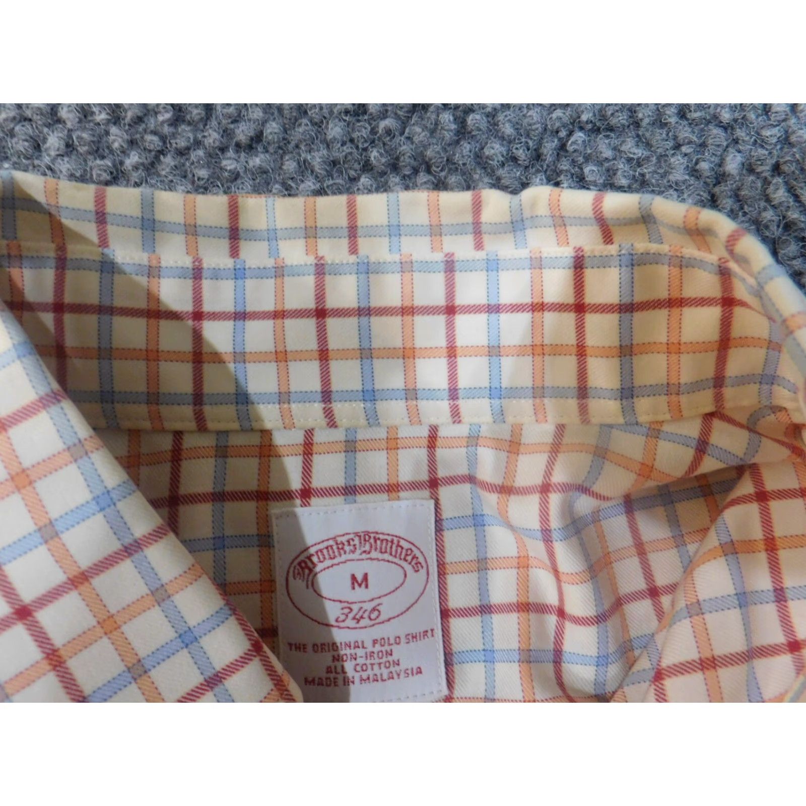 Brooks Brothers Brooks Brothers Shirt Mens Medium Red Beige Plaid Button-Up Casual Size US M / EU 48-50 / 2 - 7 Thumbnail