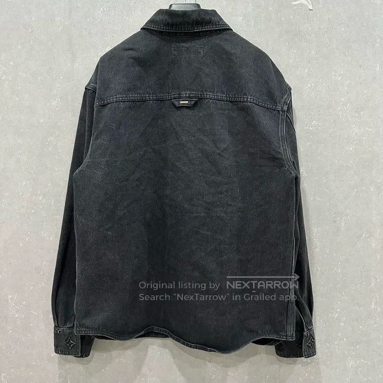 Louis Vuitton Louis Vuitton Embossed logo denim jacket Size US XXL / EU 58 / 5 - 2 Thumbnail