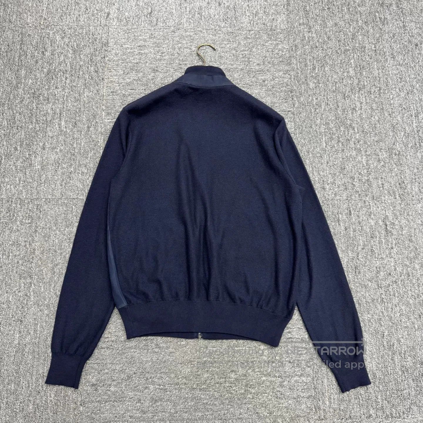 Loro Piana Loro Piana Suede Panel Knit Sleeve Jacket. Size US M / EU 48-50 / 2 - 5 Thumbnail