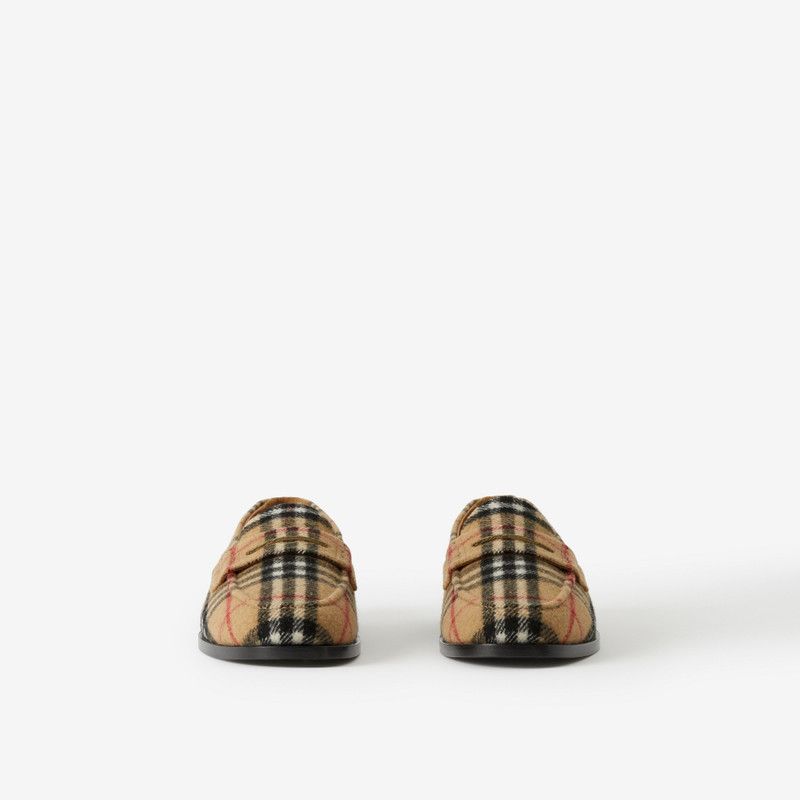Burberry os11x0226 Hackney Checked Wool Loafers In Multicolor Size US 8.5 / EU 41-42 - 2 Thumbnail