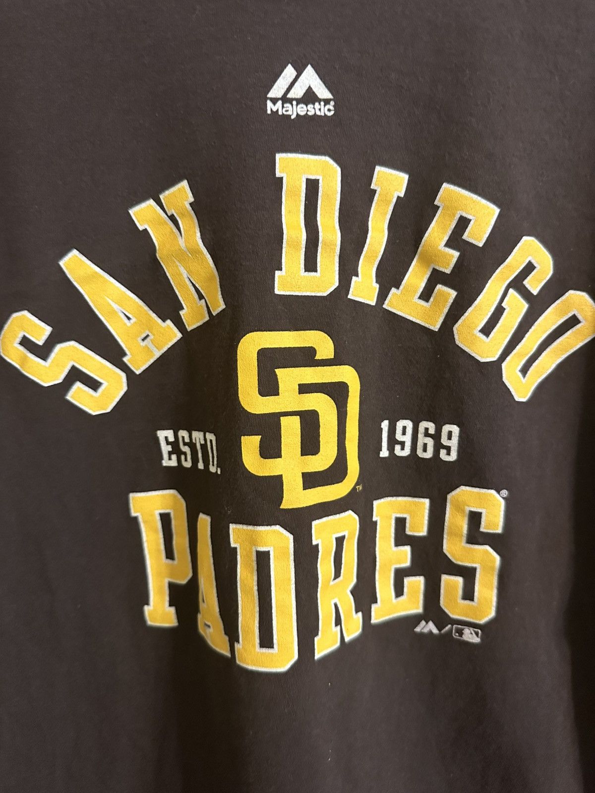 Majestic San Diego Padres Majestic official baseball long sleeve M Size US M / EU 48-50 / 2 - 2 Thumbnail