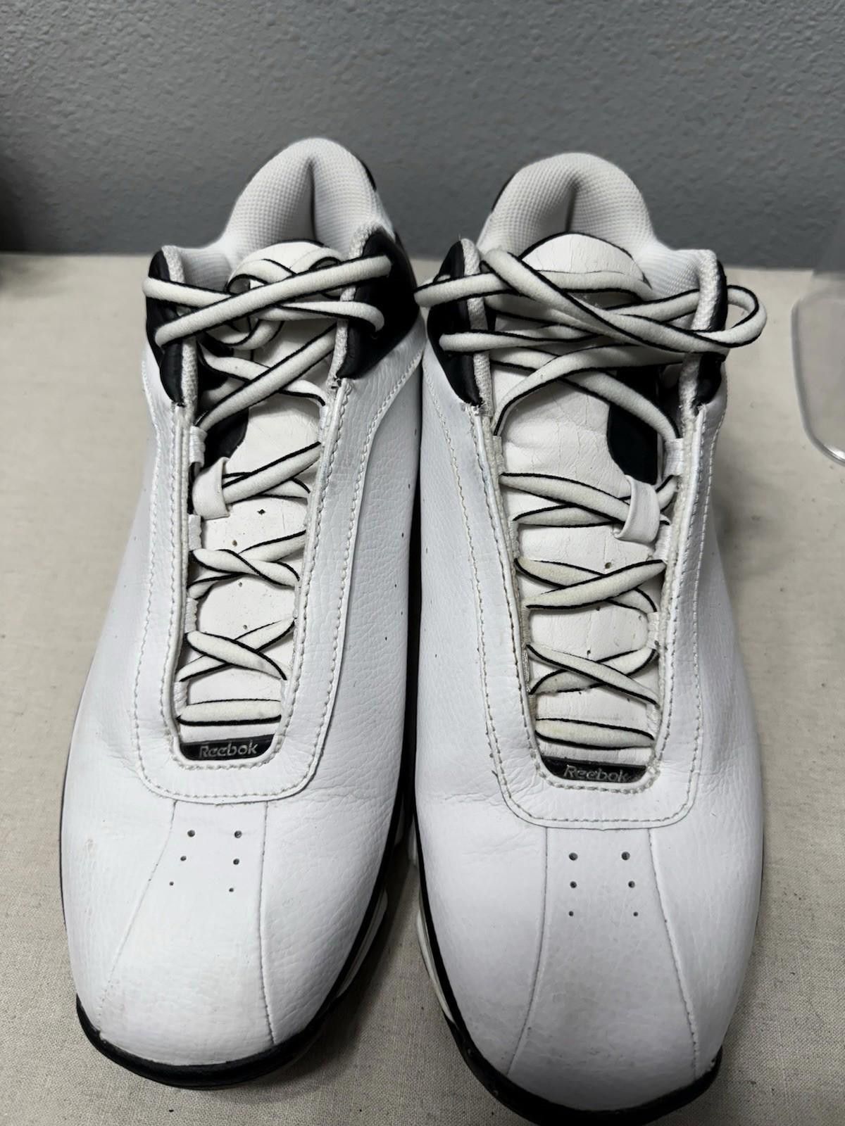 Reebok VINTAGE Reebok Men's Midtop Basketball Shoes Size 9 White Size US 9 / EU 42 - 3 Thumbnail