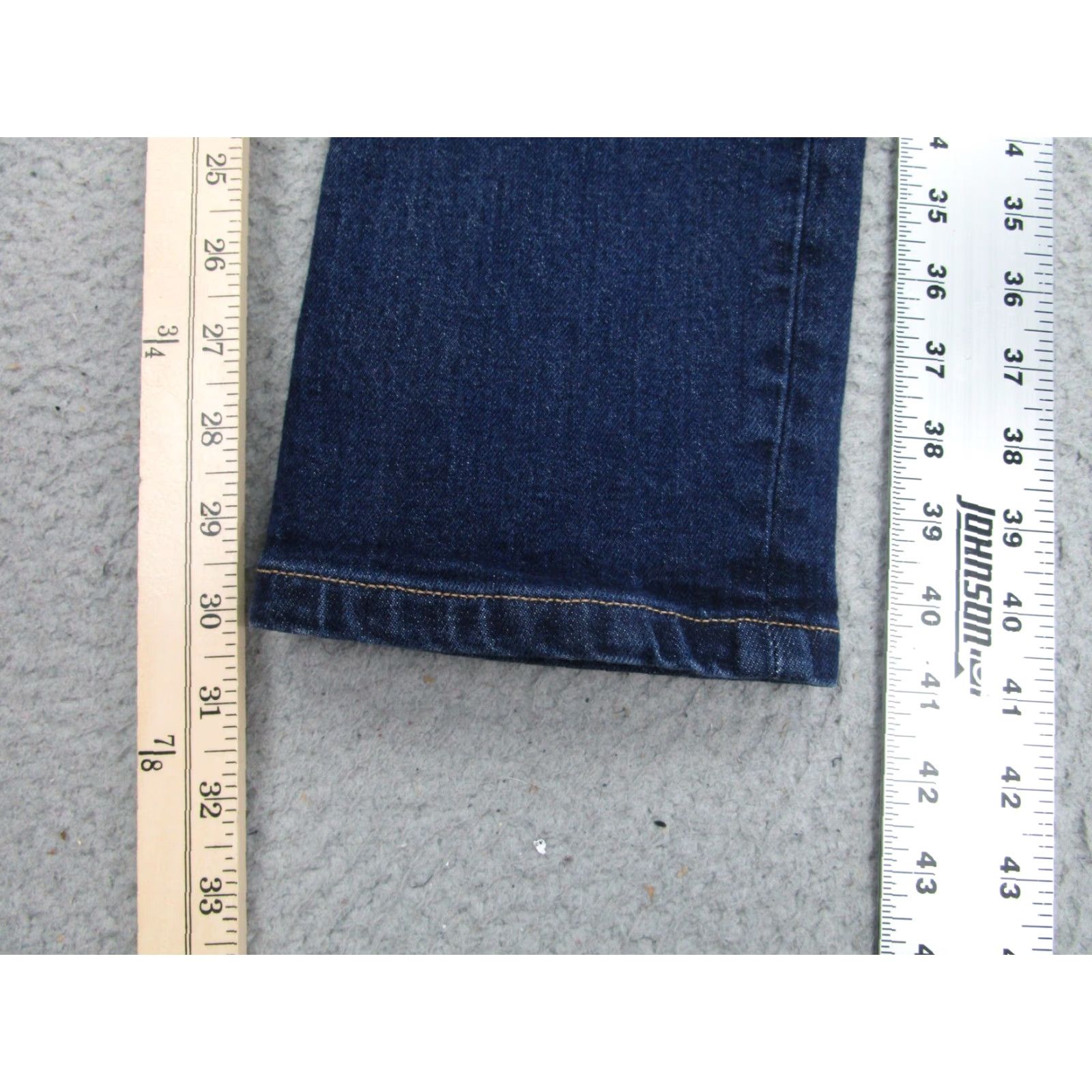 Buck Mason Buck Mason Jeans Men’s 31x34 Blue Maverick Slim Fit Denim Stretch 14oz Size US 31 - 2 Thumbnail