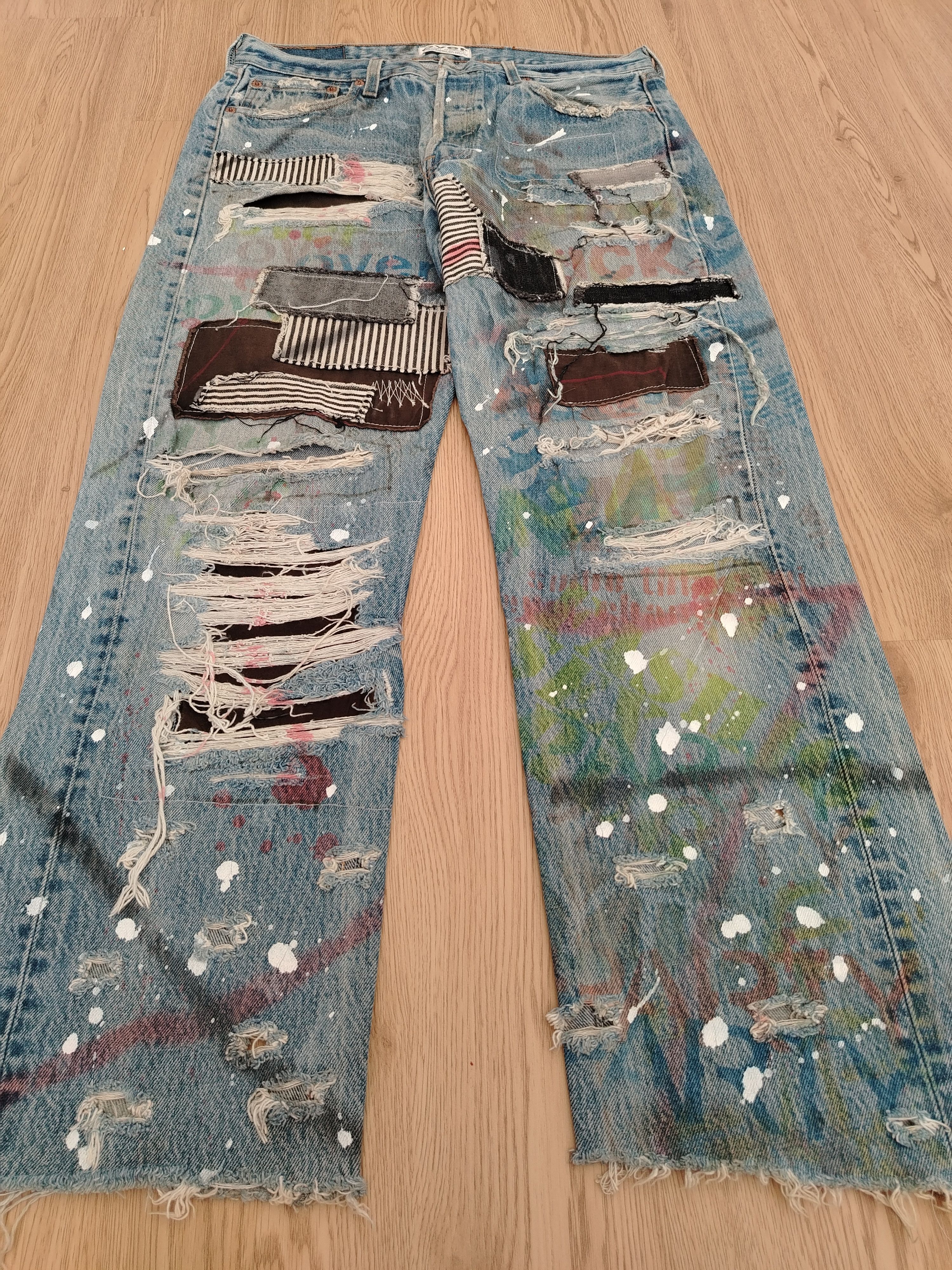 Levi's Levis 501 Jeans Vintage ARTWORK Size US 33 - 2 Thumbnail