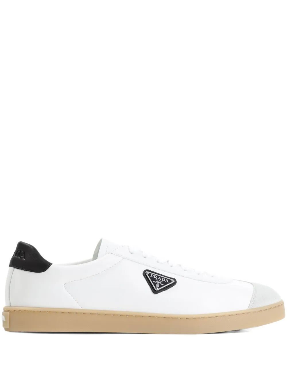 Prada LANE LEATHER SNEAKERS Size US 9.5 / EU 42-43 - 1 Thumbnail