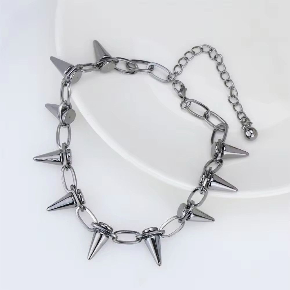 Vintage Spike Chokers Rivet Necklaces Size ONE SIZE - 2 Thumbnail