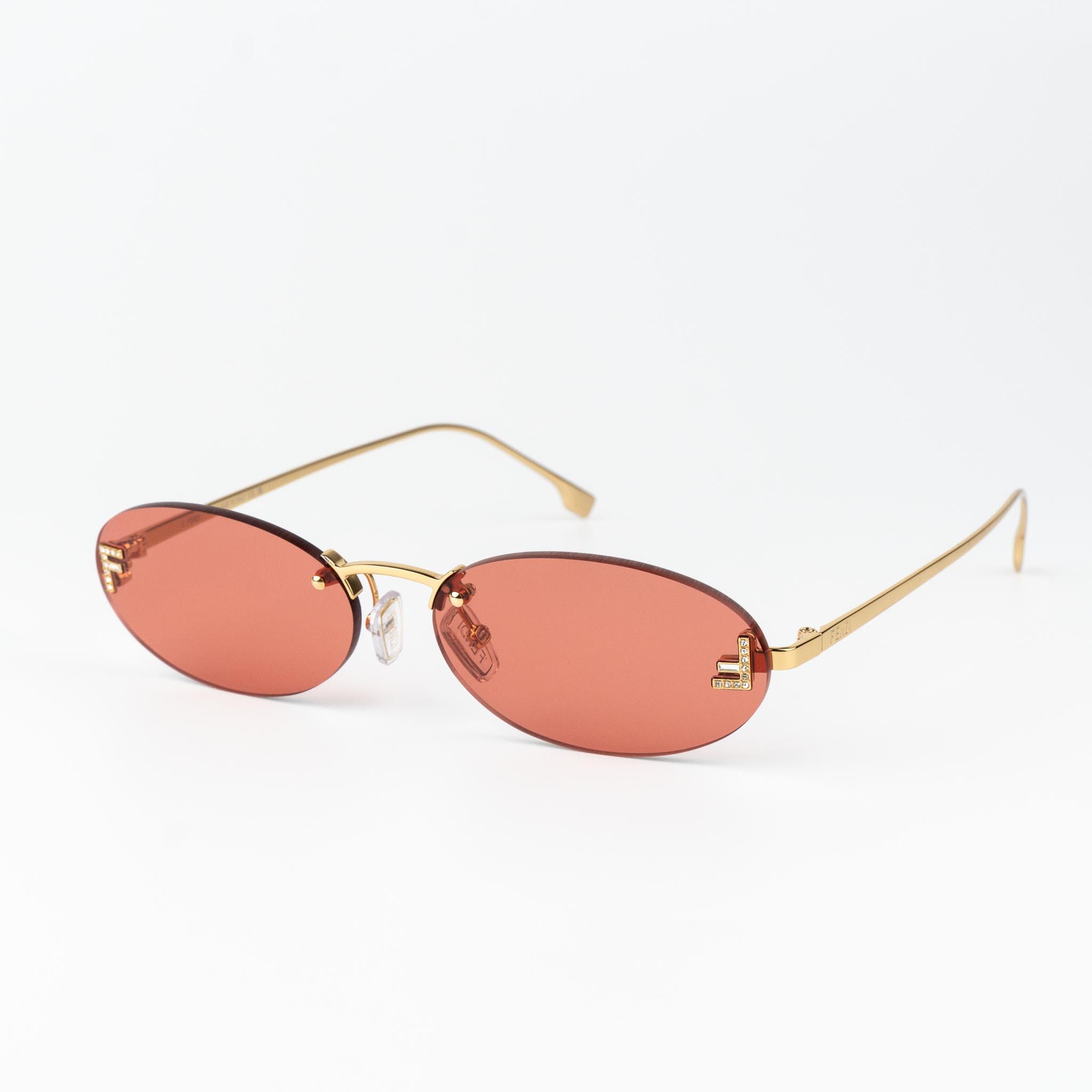 Fendi Fendi FIRST CRYSTAL Women Sunglasses FE4075US 30S BRAND NEW Size ONE SIZE - 3 Thumbnail
