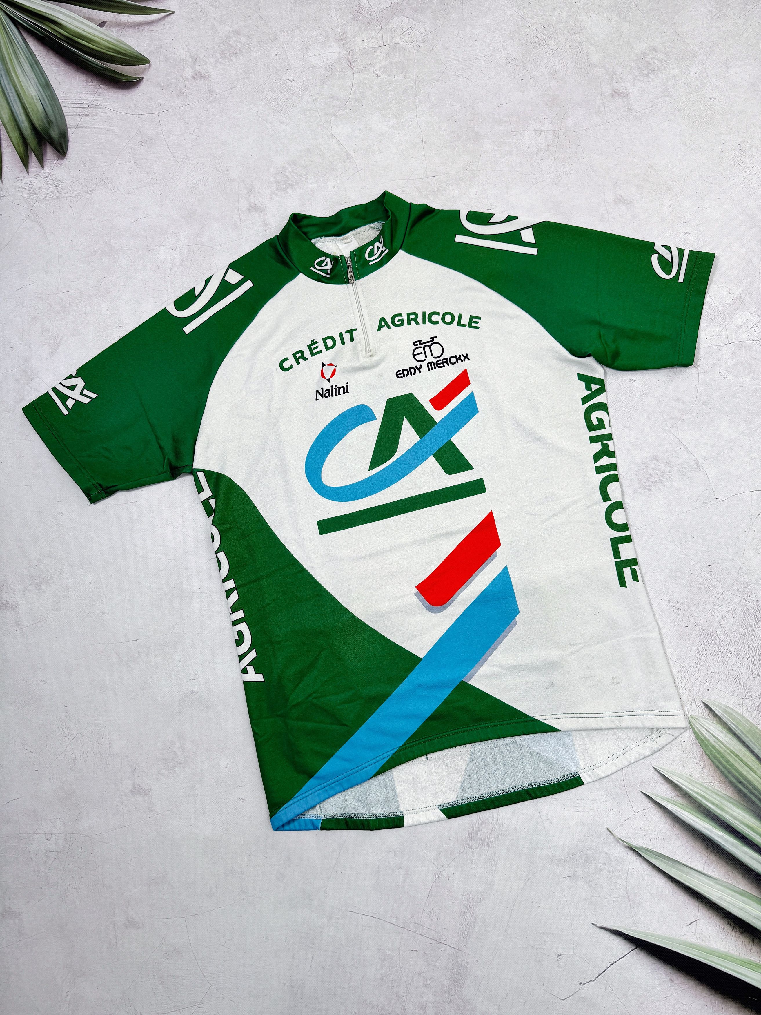 Vintage Vintage Nalini Cycling Jersey Eddy Merckx Credit Agricole Size US L / EU 52-54 / 3 - 1 Thumbnail