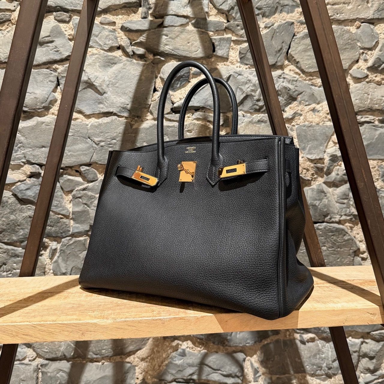 Hermes Hermès 2018 Black Togo Birkin 35 Bag Size ONE SIZE - 3 Thumbnail