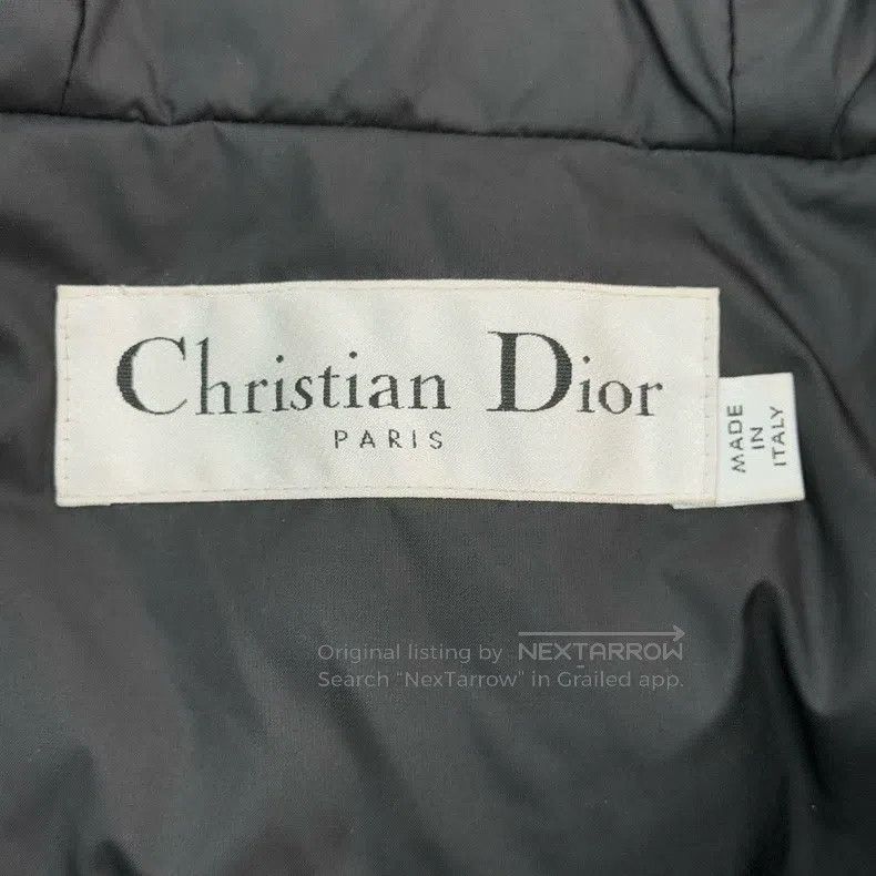 Dior Dior Black Embroidered Bee Hooded Down Jacket Size XS / US 0-2 / IT 36-38 - 5 Thumbnail