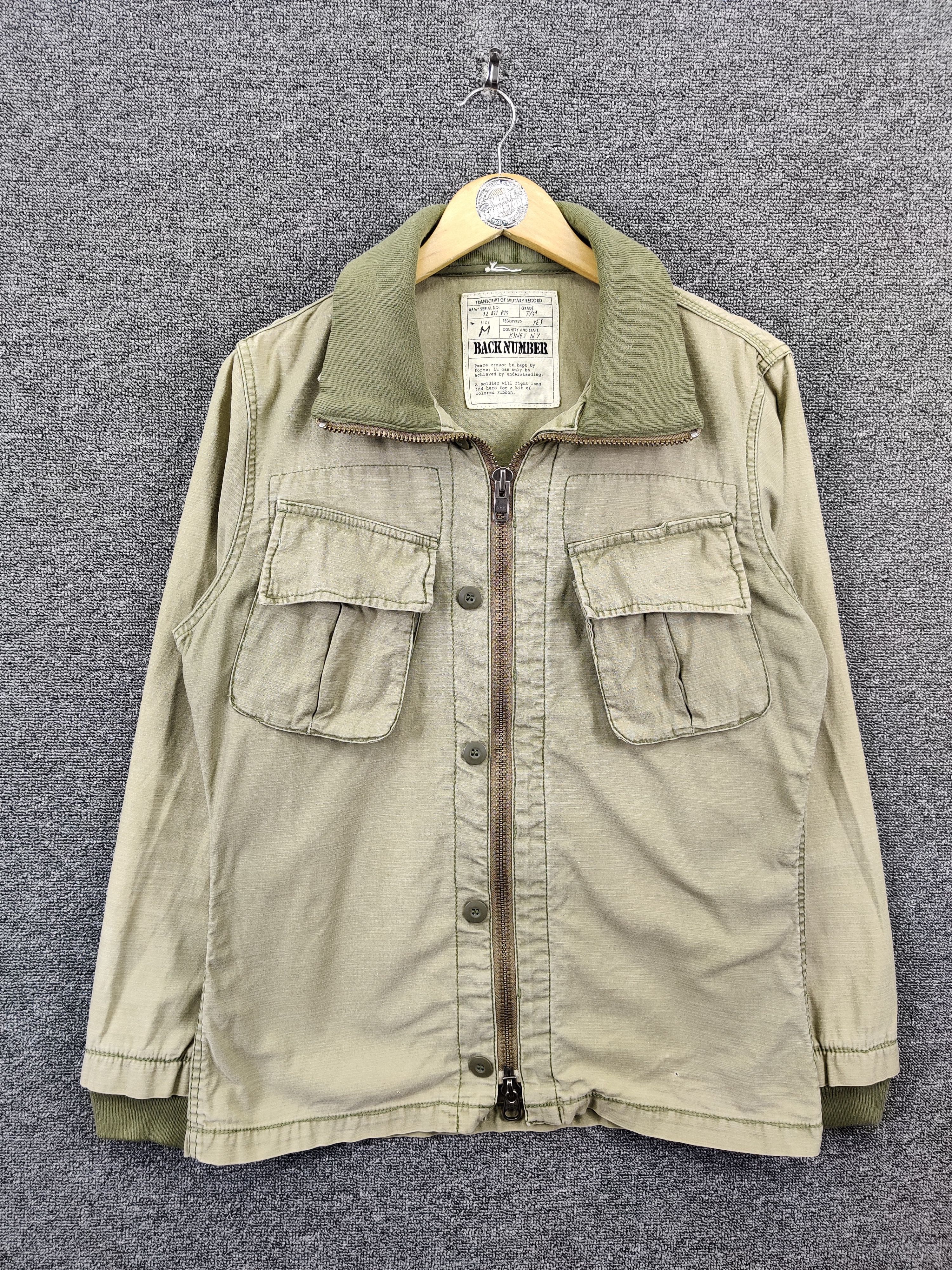 Japanese Brand Vintage Back Number Military Jacket Size US M / EU 48-50 / 2 - 1 Thumbnail