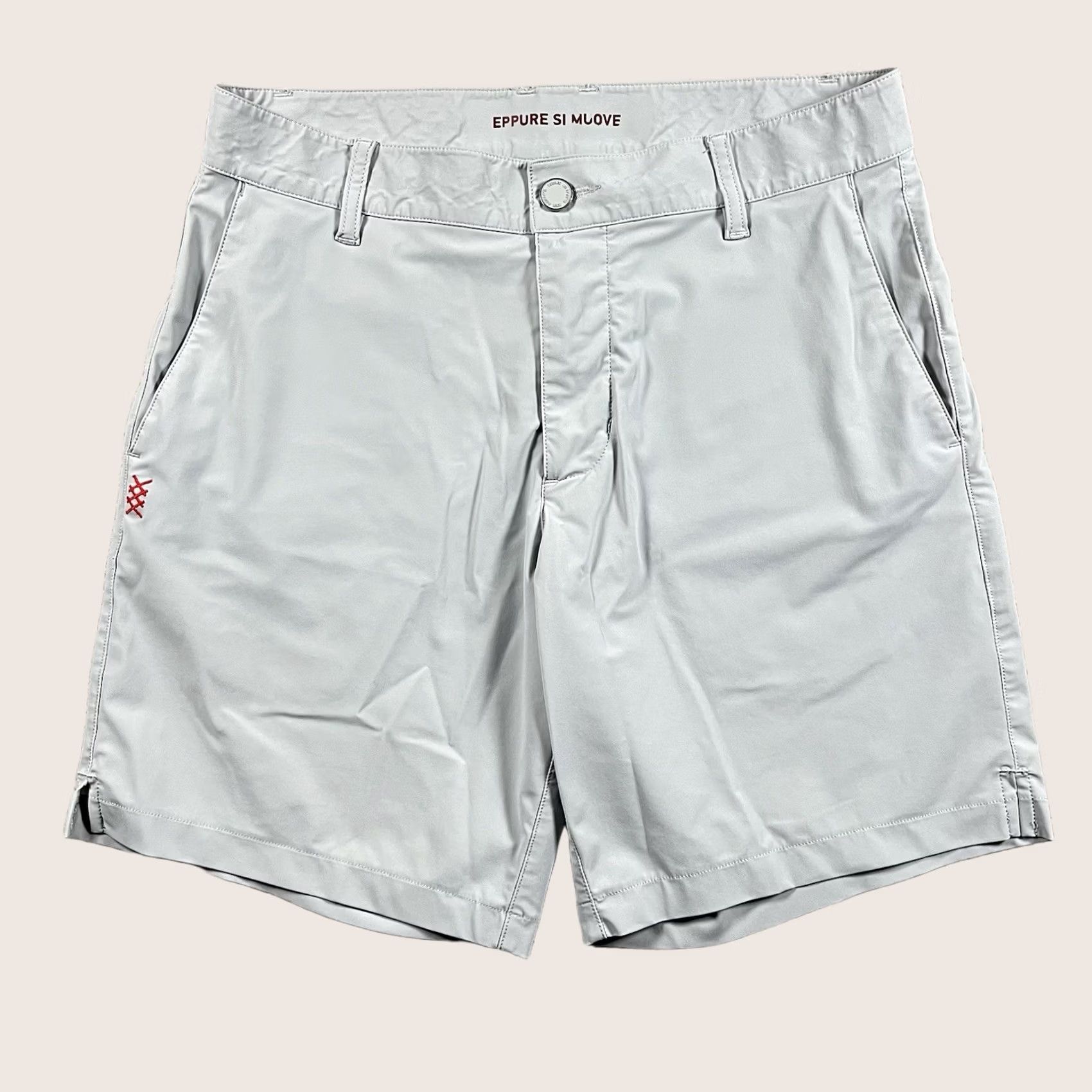 Rhone Rhone Shorts Mens Gray Chino 28 Size Regular Stretch Fashion Workwear Pockets Zipper Pop Size US 28 / EU 44 - 1 Thumbnail