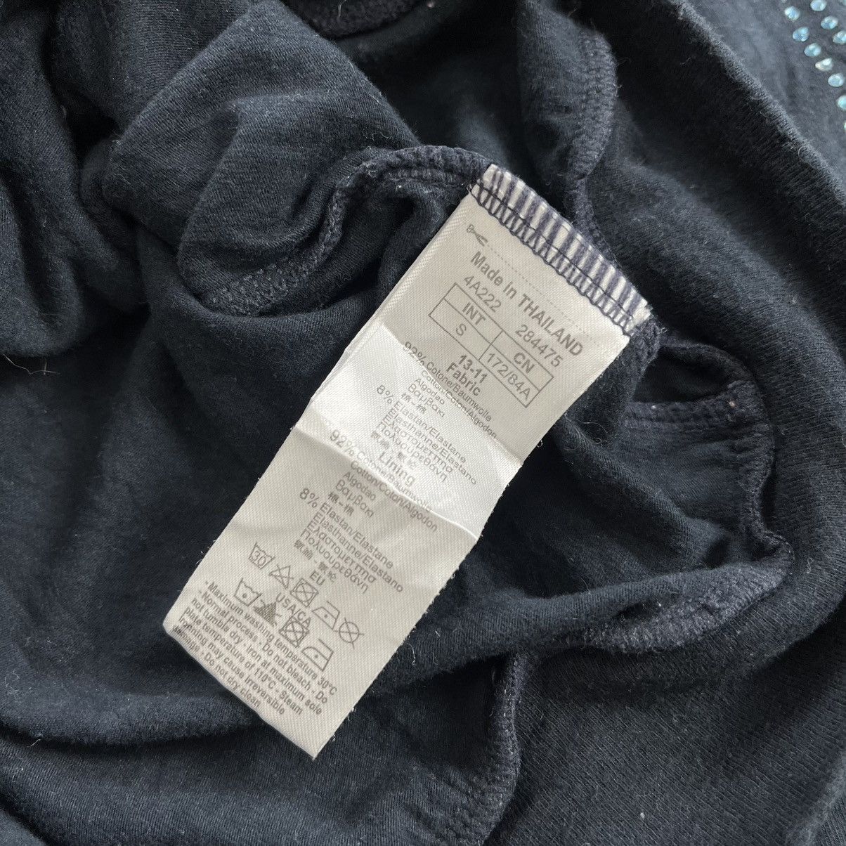 Emporio Armani 2000s Emporio Armani Luxury Glitter Style Zip Fur Hoodie Size US S / EU 44-46 / 1 - 6 Thumbnail