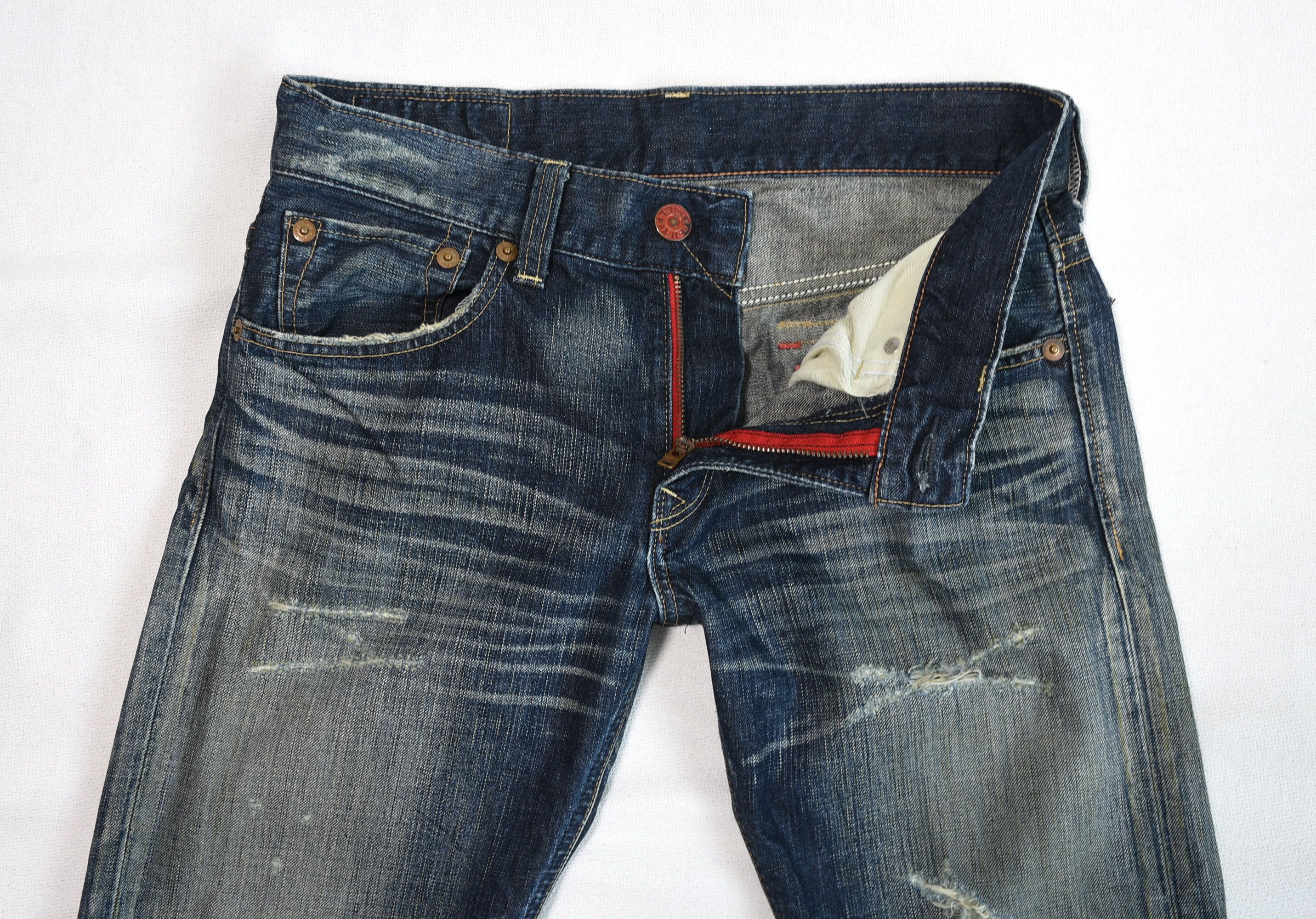 Edwin × If Six Was Nine × Japanese Brand Edwin Blue Trip Grunge Denim Bootcut Size US 30 / EU 46 - 7 Thumbnail