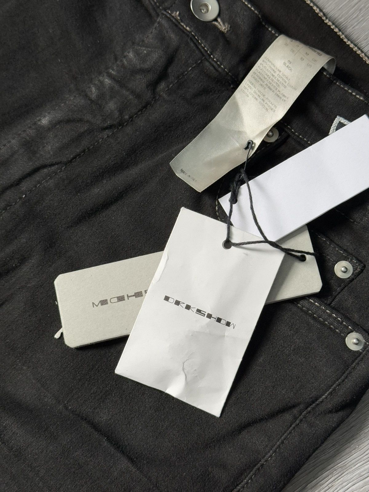 Rick Owens Rick owens -“NEXT TIME I LOOK BEFORE I KISS THE CARPET”Bolan Size US 32 / EU 48 - 4 Thumbnail