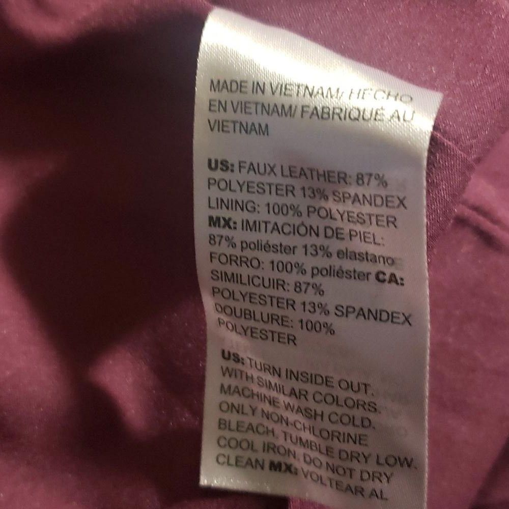 Chicos CT1985 Chico's Purple Faux Suede Purple Zip Front Jacket 12 Size XL / US 12-14 / IT 48-50 - 7 Thumbnail