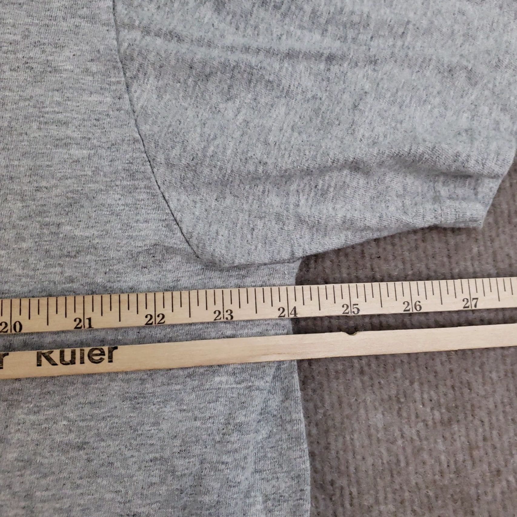 Vintage VINTAGE Polo Jeans Co Ralph Lauren Shirt Mens XL Gray Spell Out Tee Flaw Y2K Size US XL / EU 56 / 4 - 3 Thumbnail