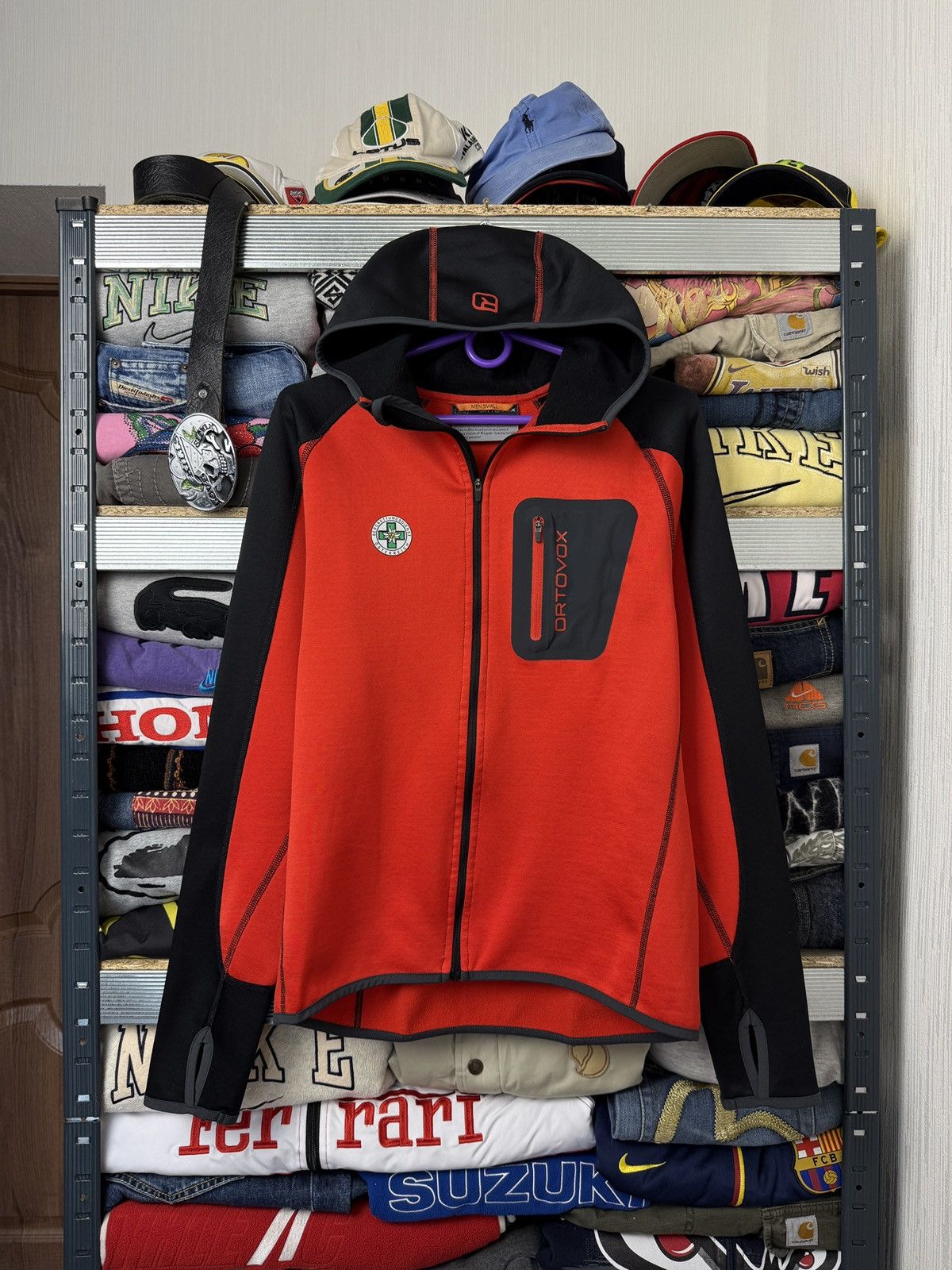 ORTOVOX ORTOVOX Full Zip Fleece Hoodie Merino Wool Inside Outdoor Size US S / EU 44-46 / 1 - 1 Thumbnail