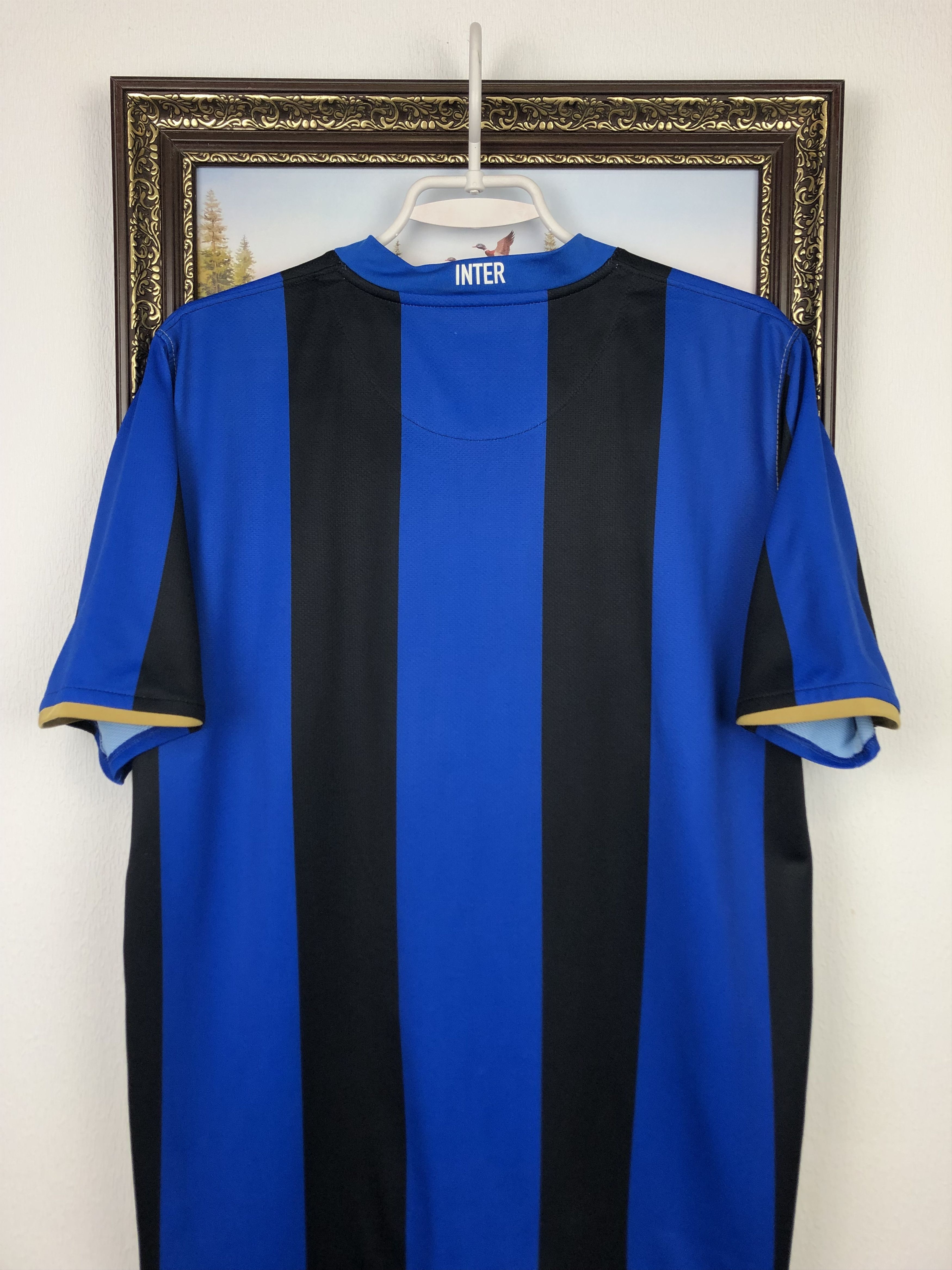 Nike Internazionale Inter Milan football shirt 2008 Soccer Jersey Size US L / EU 52-54 / 3 - 11 Thumbnail