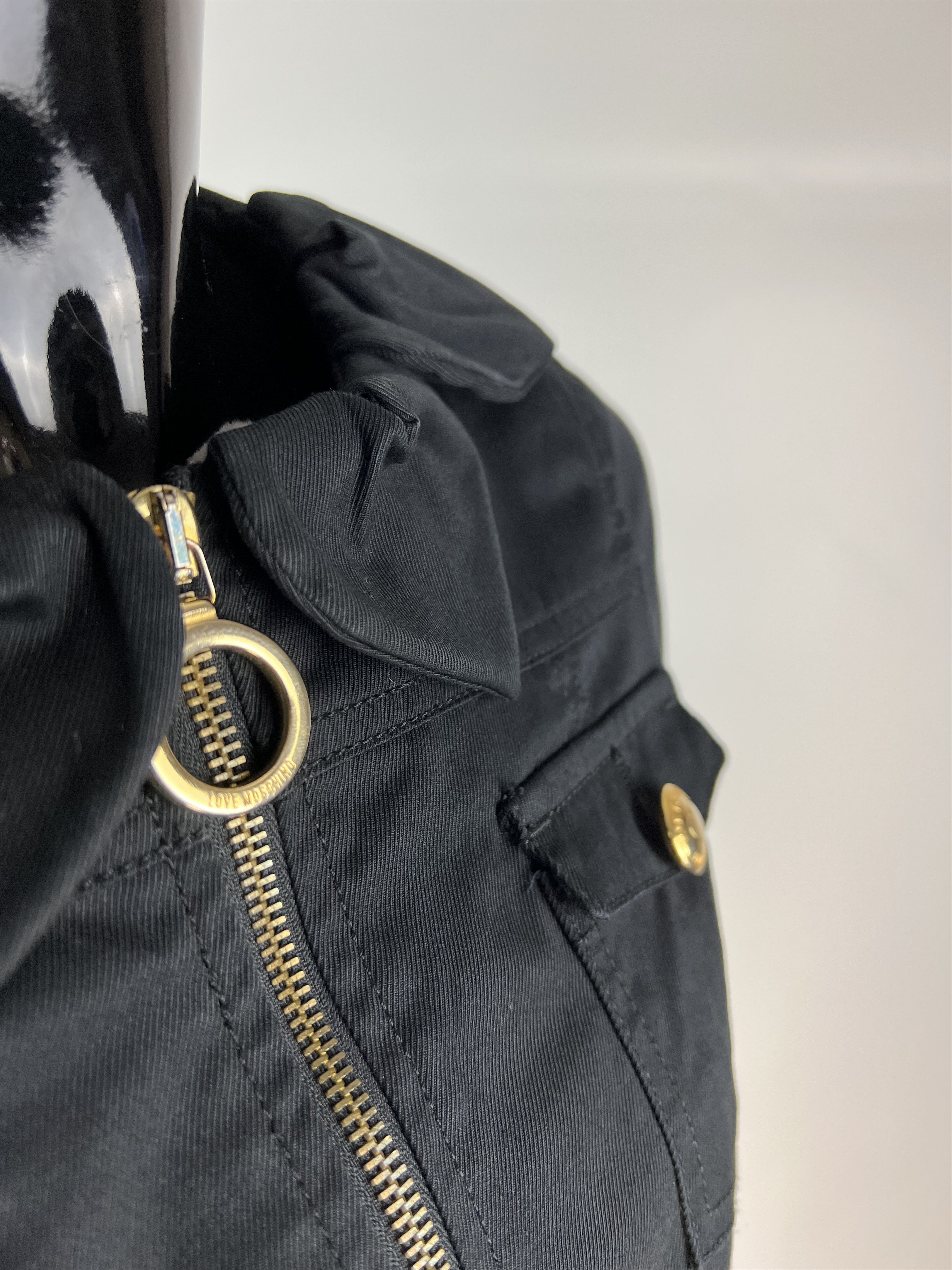 Love Moschino × Moschino Rare Vintage Love Moschino Black Denim Jacket Size S / US 4 / IT 40 - 10 Thumbnail