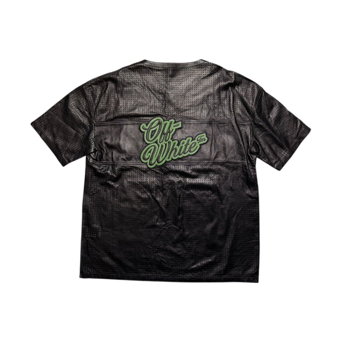 Off-White $2,800 natlover leather mesh jersey Size US XL / EU 56 / 4 - 4 Thumbnail