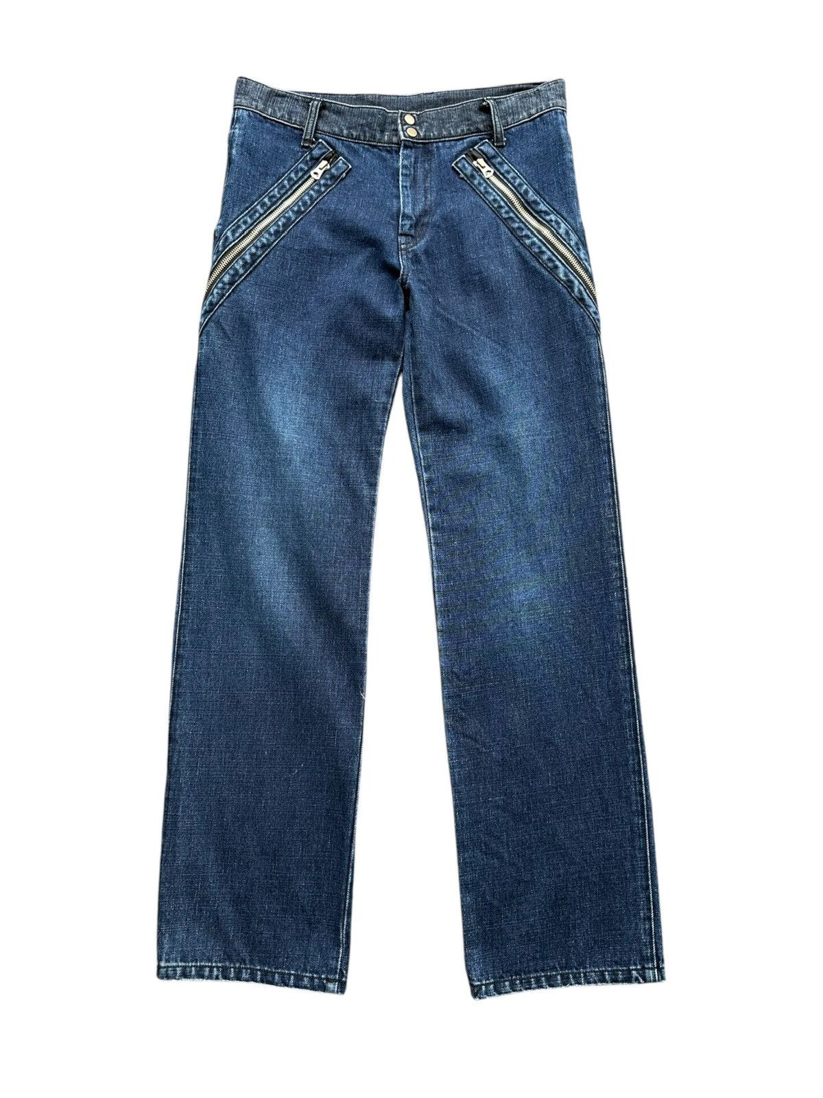 Japanese Brand Bloomy Asterisk hybrid indigo dyed denim Size US 31 - 4 Thumbnail