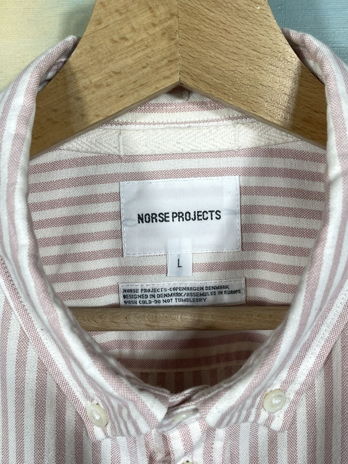 Norse Projects Norse Projects Striped Longsleeve Shirt Old Money Luxury Size US L / EU 52-54 / 3 - 6 Thumbnail