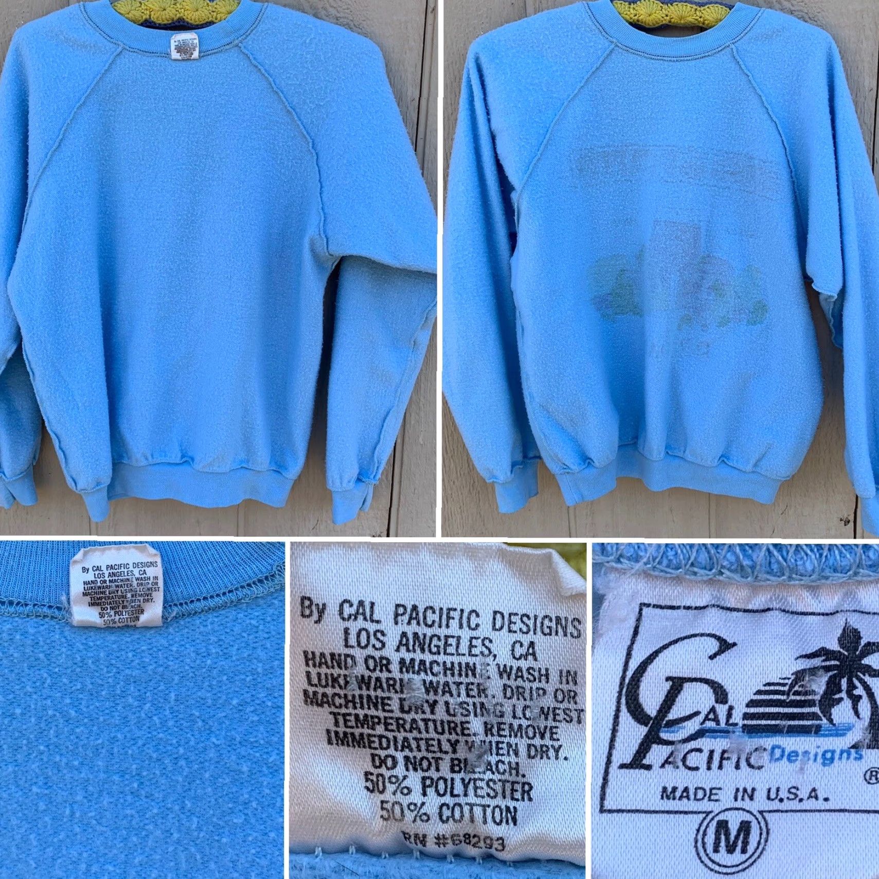 Vintage VINTAGE Casa de Fruta since 1908 RV Park raglan sweatshirt c 1987 80s 1980s M blue unisex adults pullover crew neck long sleeve graphic 80s 1980s Size US M / EU 48-50 / 2 - 6 Thumbnail