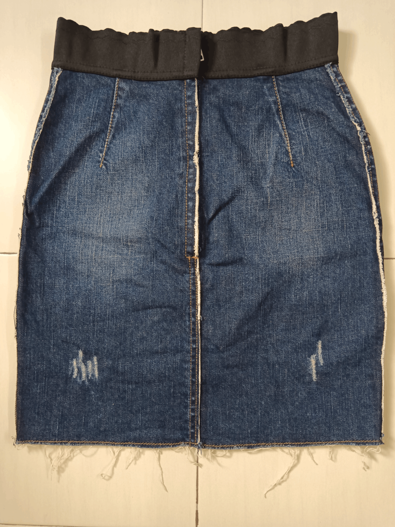 Dolce & Gabbana Dolce & Gabbana Denim Mini Skirt Size 24" / US 00 / IT 34 - 1 Thumbnail