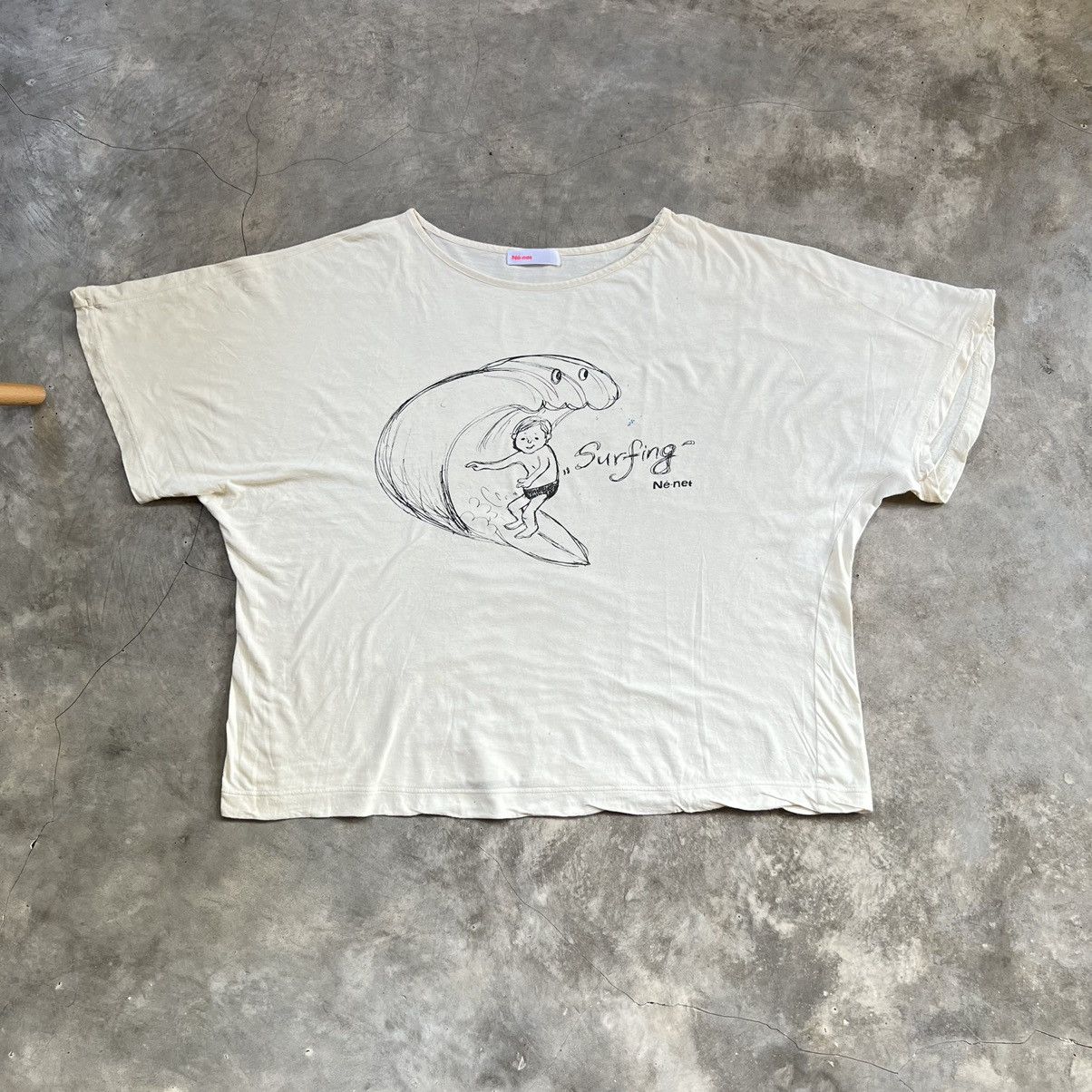 Issey Miyake Ne-Net By Issey Miyake Surfing Printed Oversize Shirt Size M / US 6-8 / IT 42-44 - 1 Thumbnail