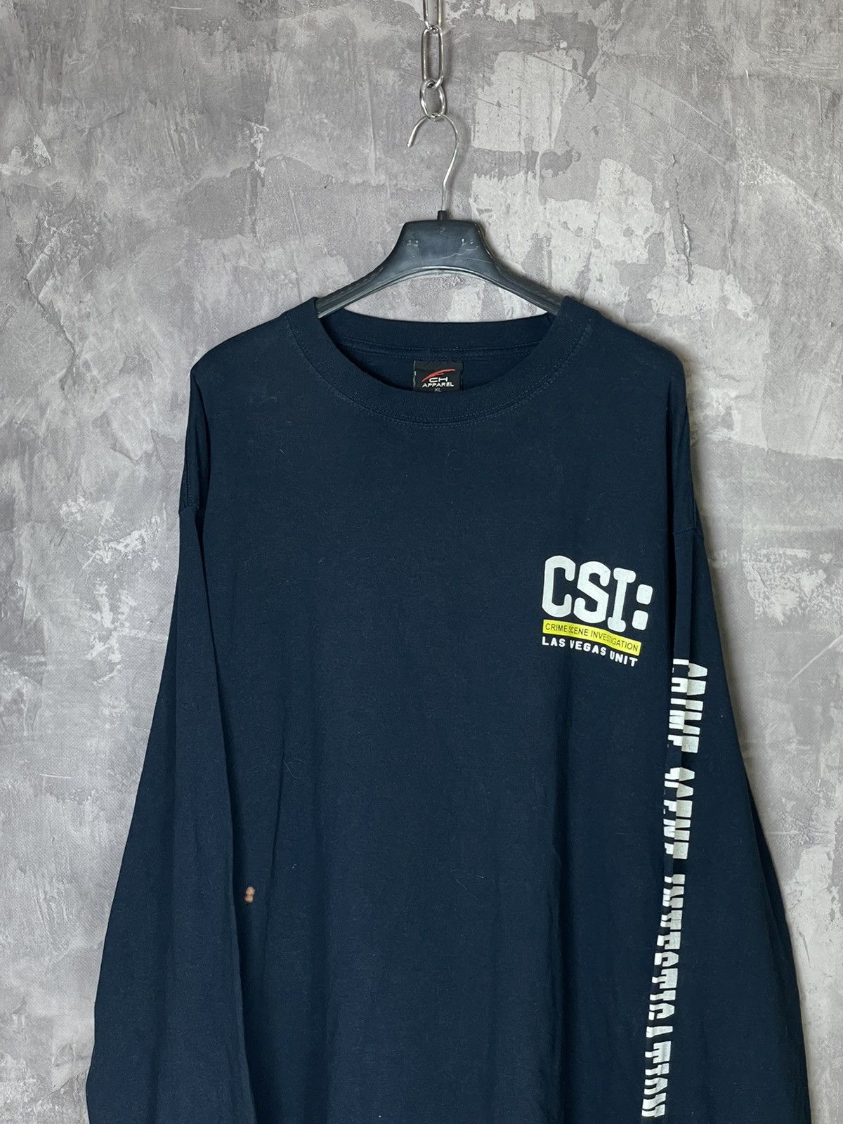 Vintage Vintage Y2K CSI Las Vegas TV Promo Long sleeve T Shirt Size US XL / EU 56 / 4 - 9 Thumbnail