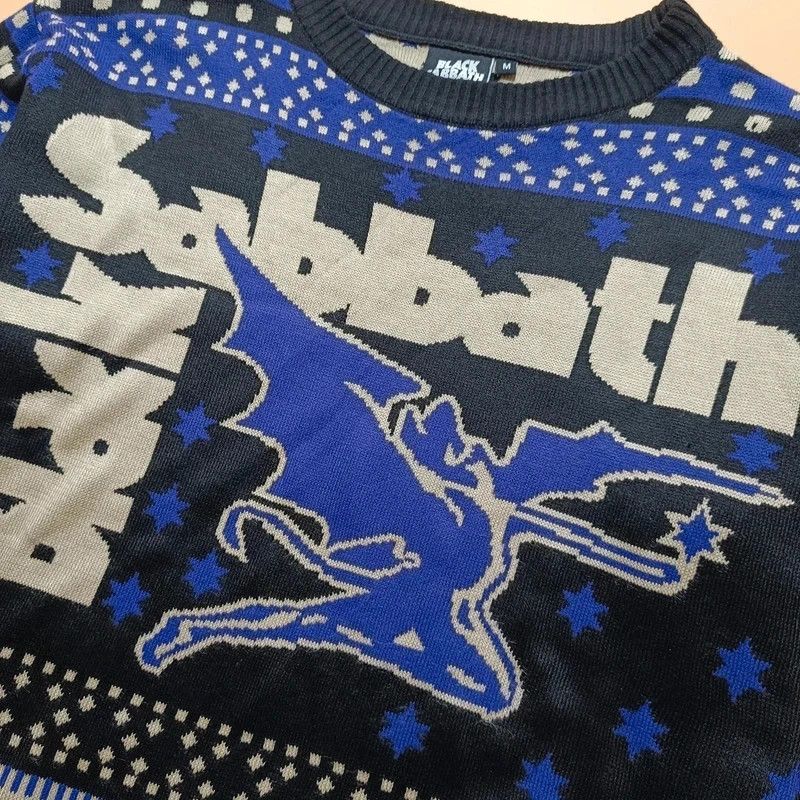 Black Sabbath Black Sabbath Official Purple Christmas "Ugly" Sweater M Size US M / EU 48-50 / 2 - 6 Thumbnail