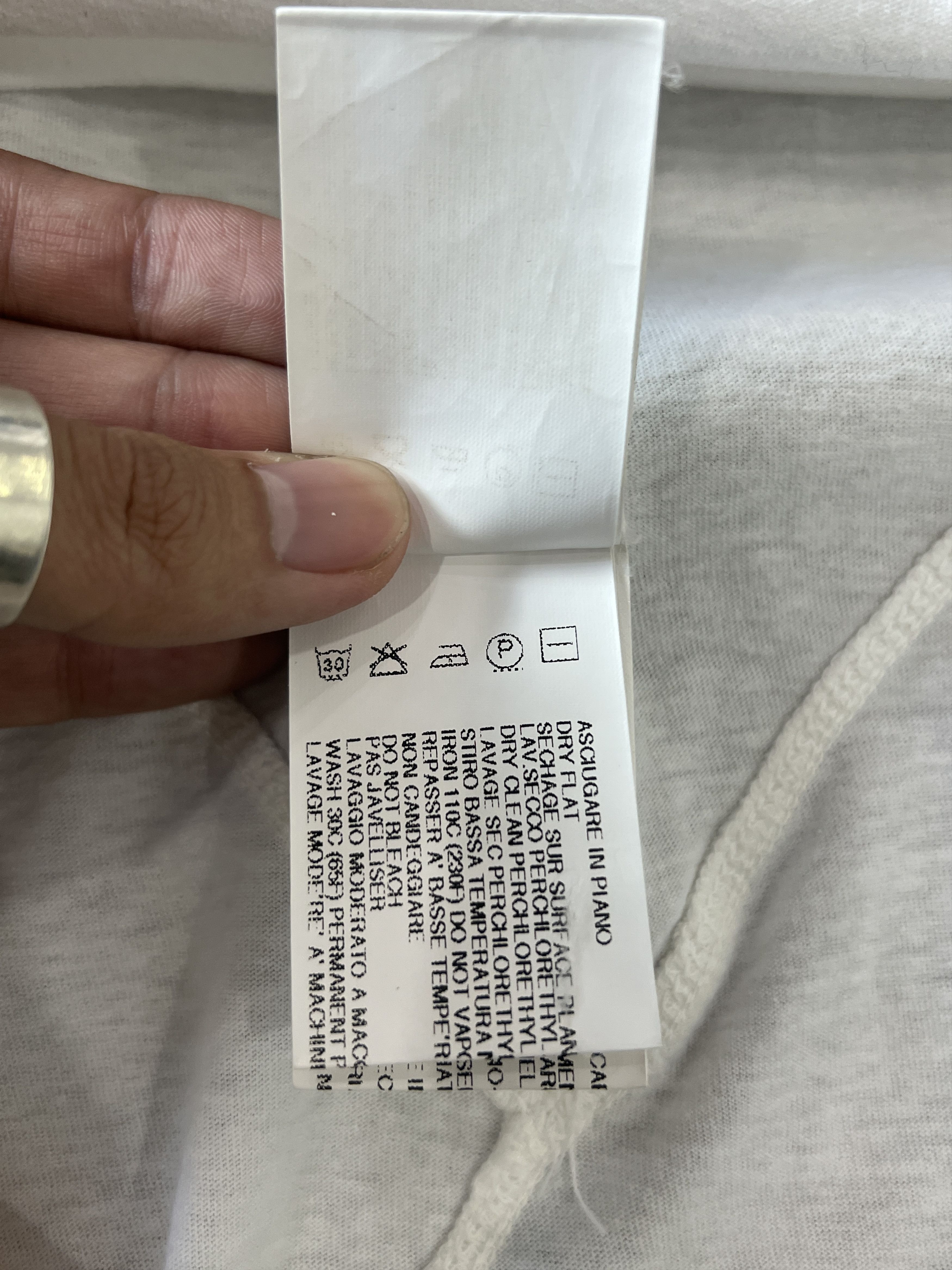 Rick Owens Drkshdw Rick Owens Level T-Shirt signature jersey White XL Size US XL / EU 56 / 4 - 10 Thumbnail