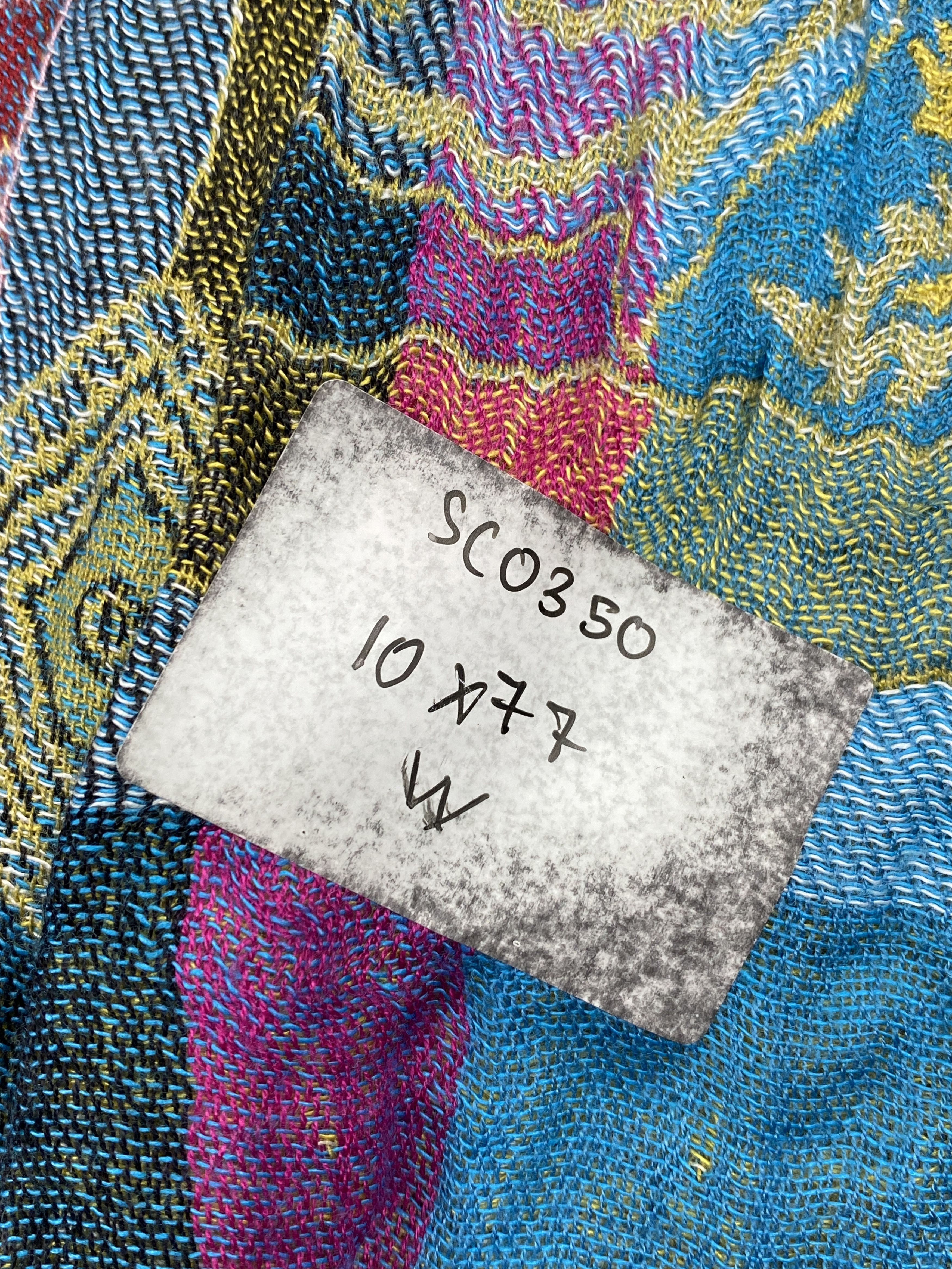 Japanese Brand Tolani Multicolour Scarf / Muffler / Neckwear SC0350 Size ONE SIZE - 9 Thumbnail